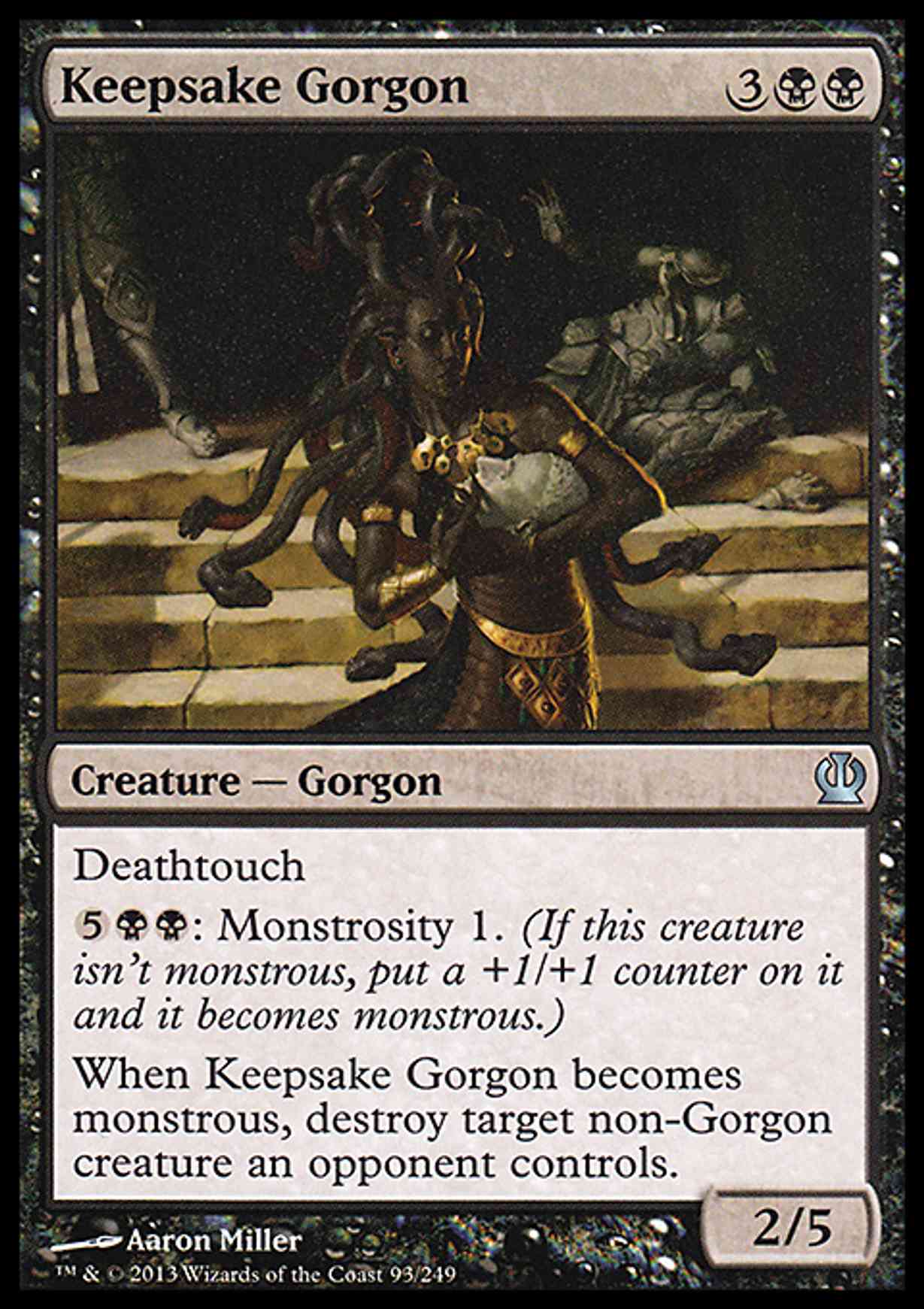 Keepsake Gorgon magic card front