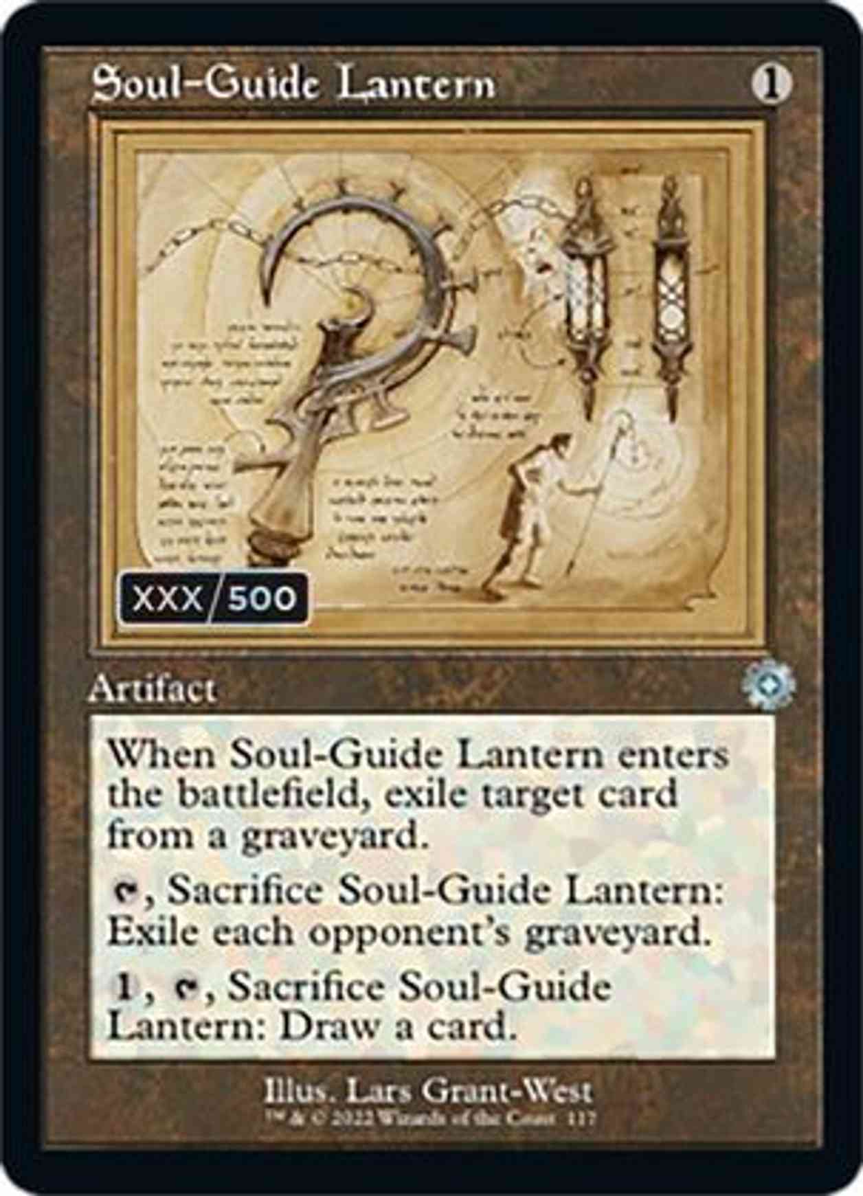 Soul-Guide Lantern (Schematic) (Serial Numbered) magic card front
