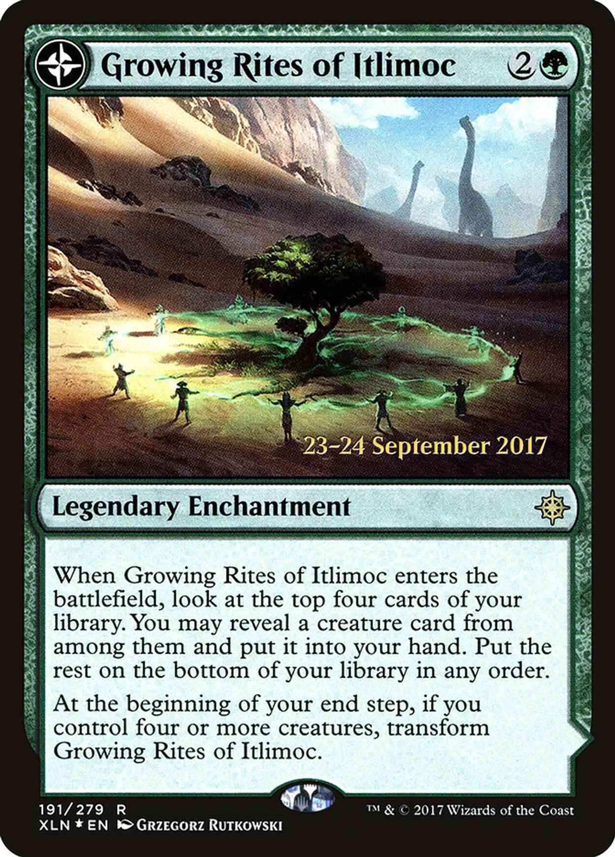 Growing Rites of Itlimoc (XLN) magic card front