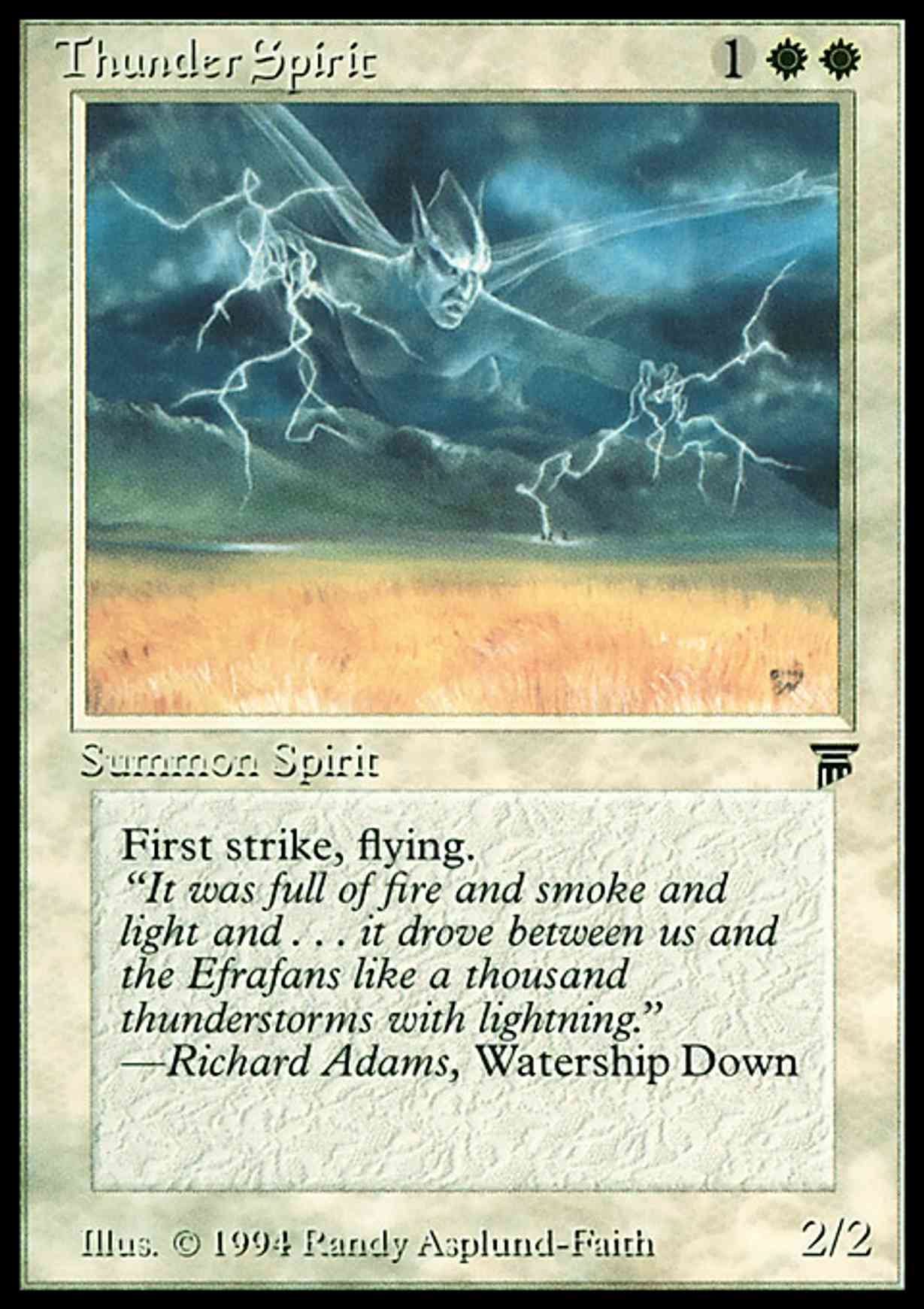 Thunder Spirit magic card front