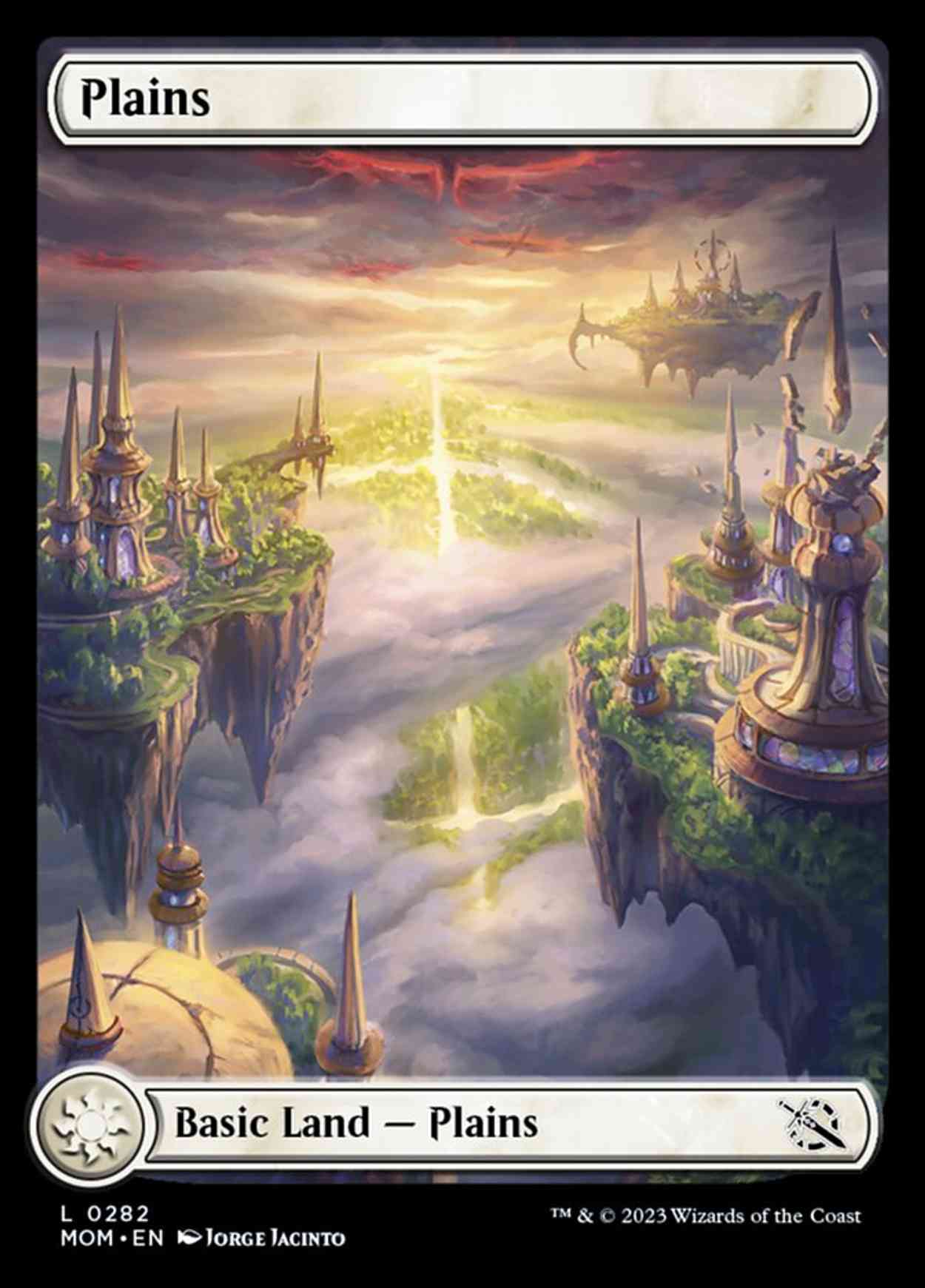 Plains (0282) magic card front