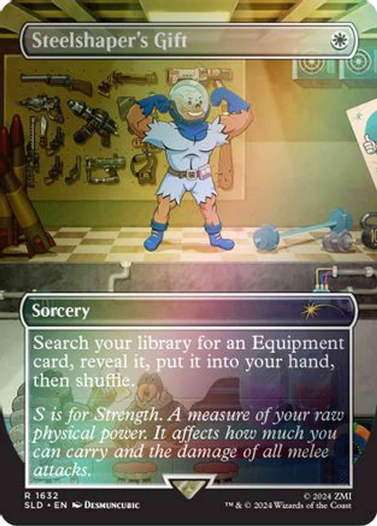 Steelshaper's Gift (Rainbow Foil) magic card front