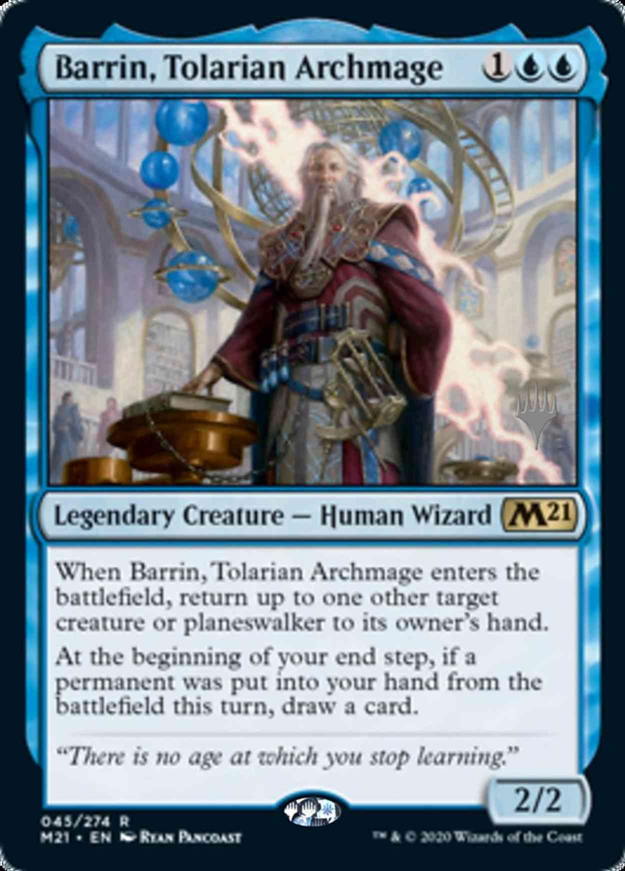 Barrin, Tolarian Archmage magic card front