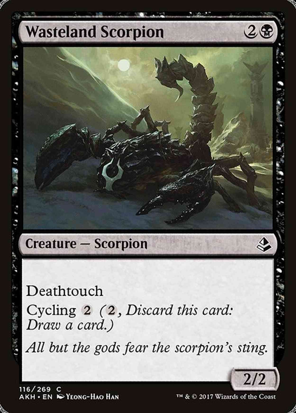 Wasteland Scorpion magic card front