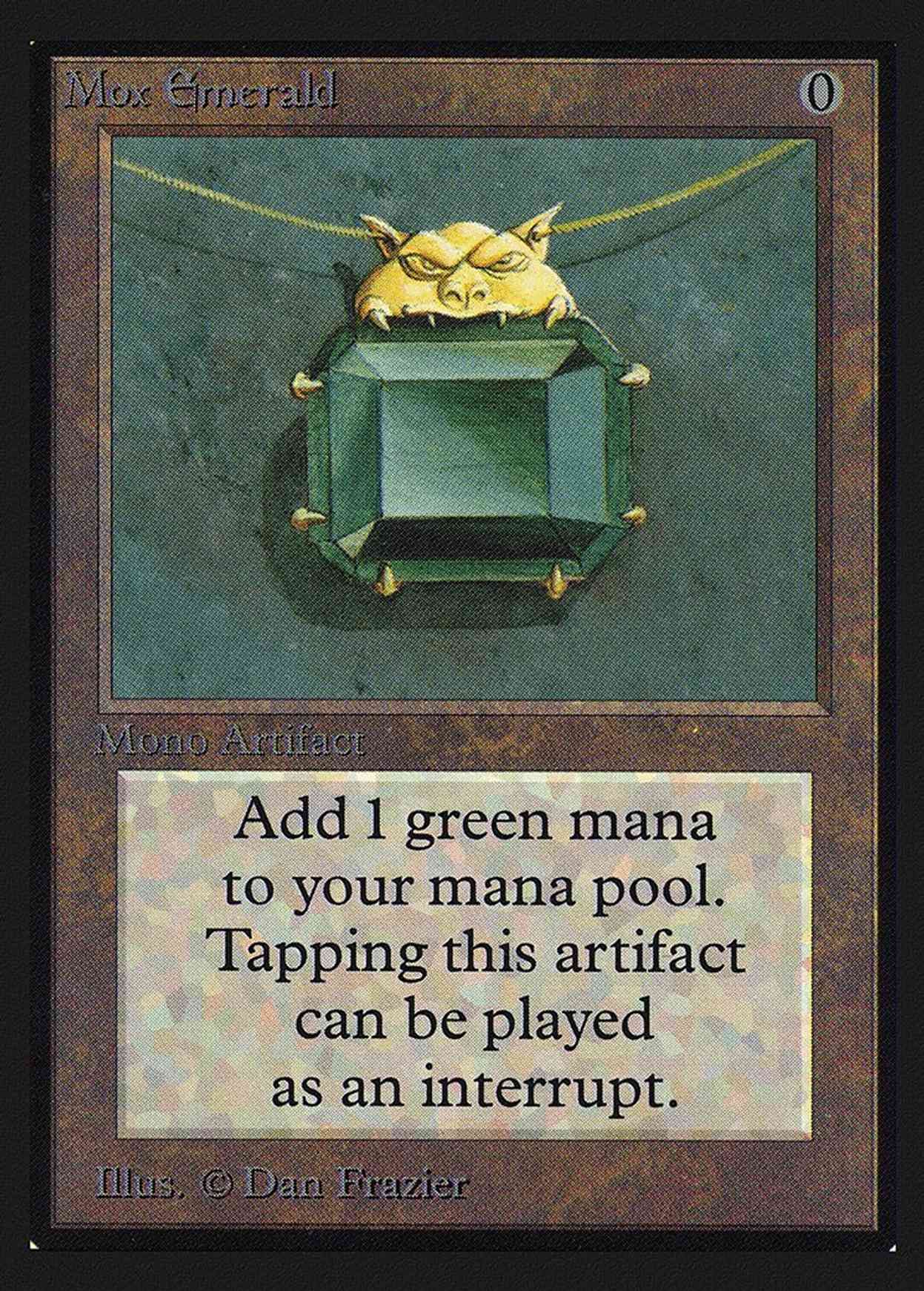 Mox Emerald (IE) magic card front