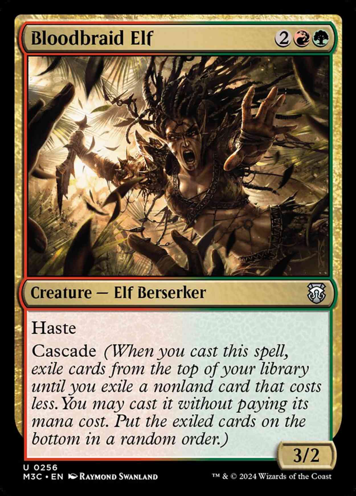 Bloodbraid Elf magic card front