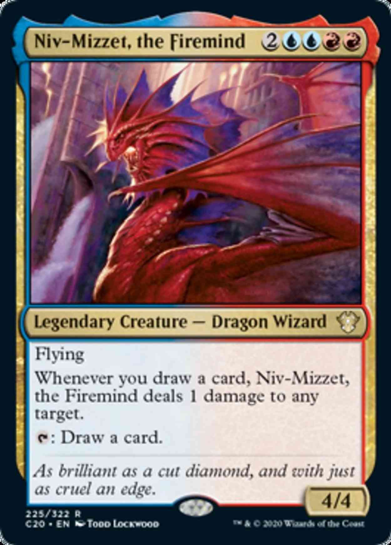 Niv-Mizzet, the Firemind magic card front