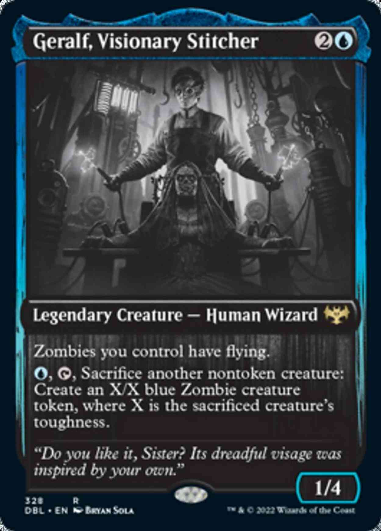 Geralf, Visionary Stitcher magic card front