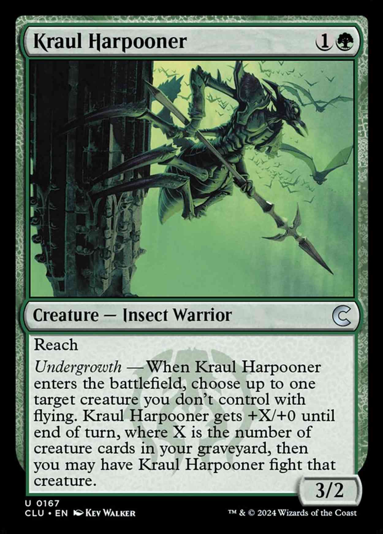 Kraul Harpooner magic card front