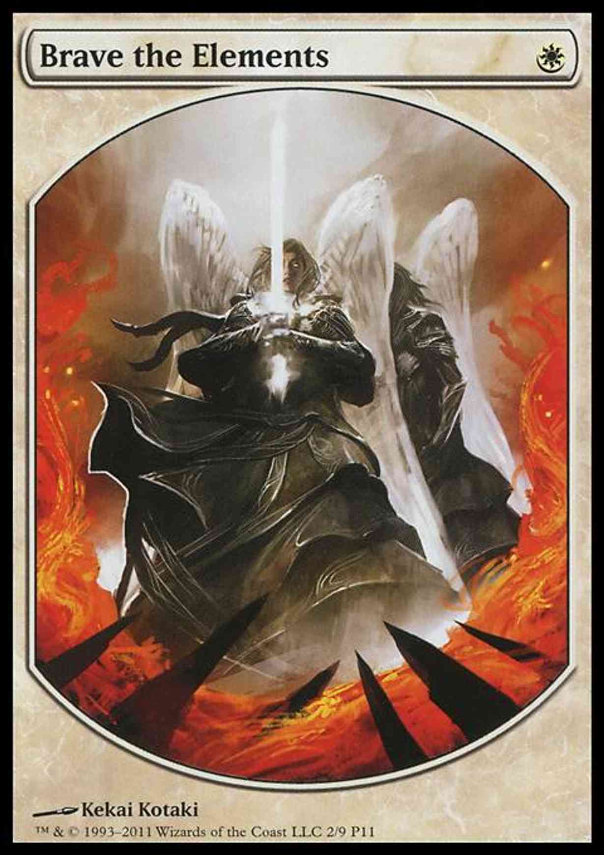 Brave the Elements magic card front
