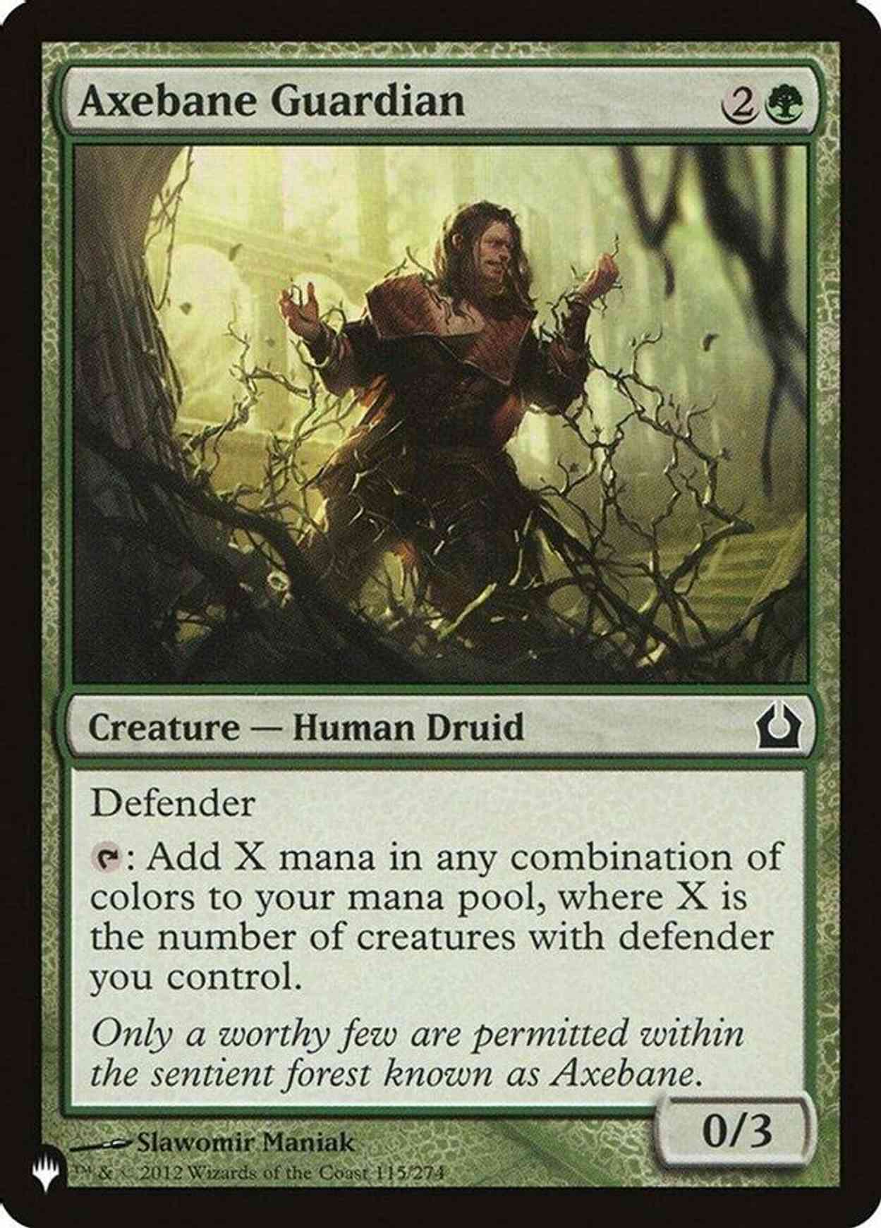 Axebane Guardian magic card front