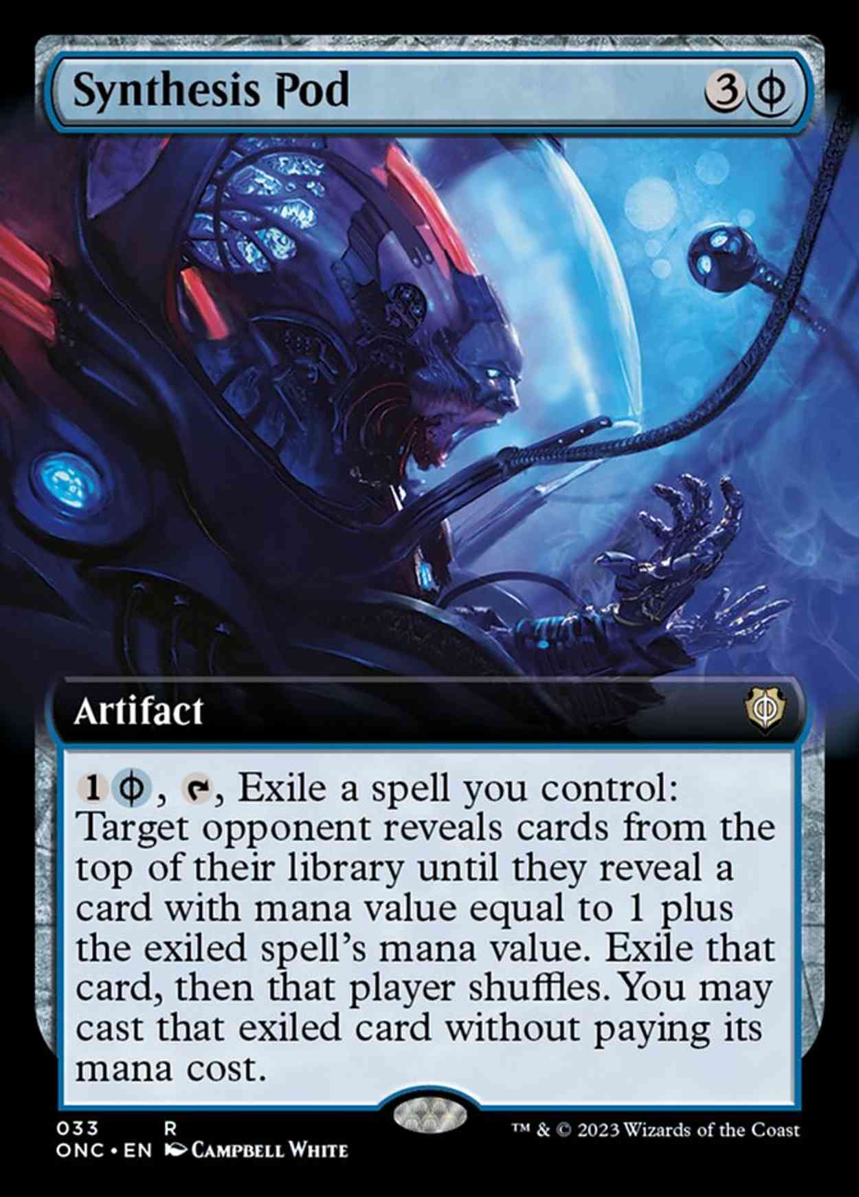Synthesis Pod (Extended Art) magic card front
