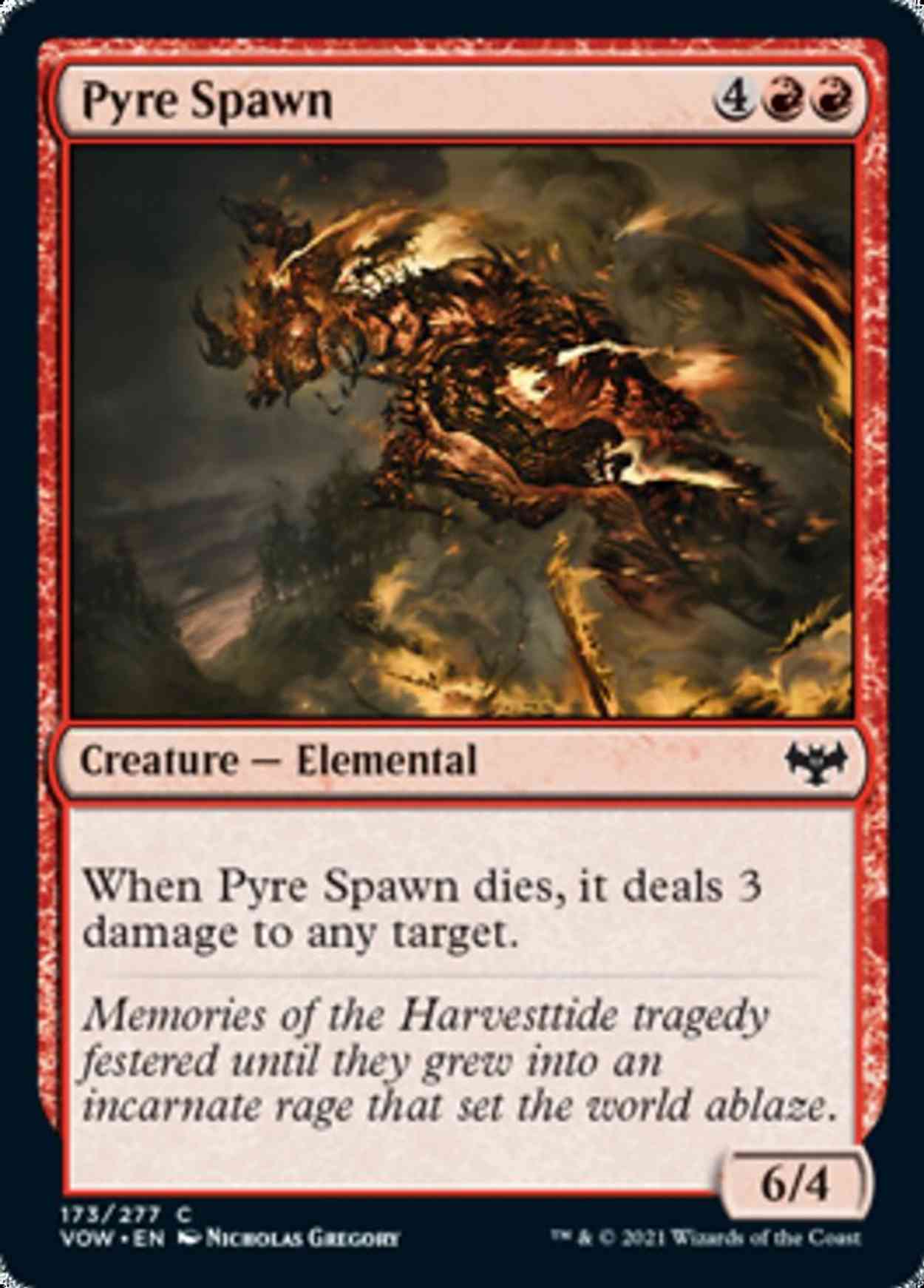 Pyre Spawn magic card front