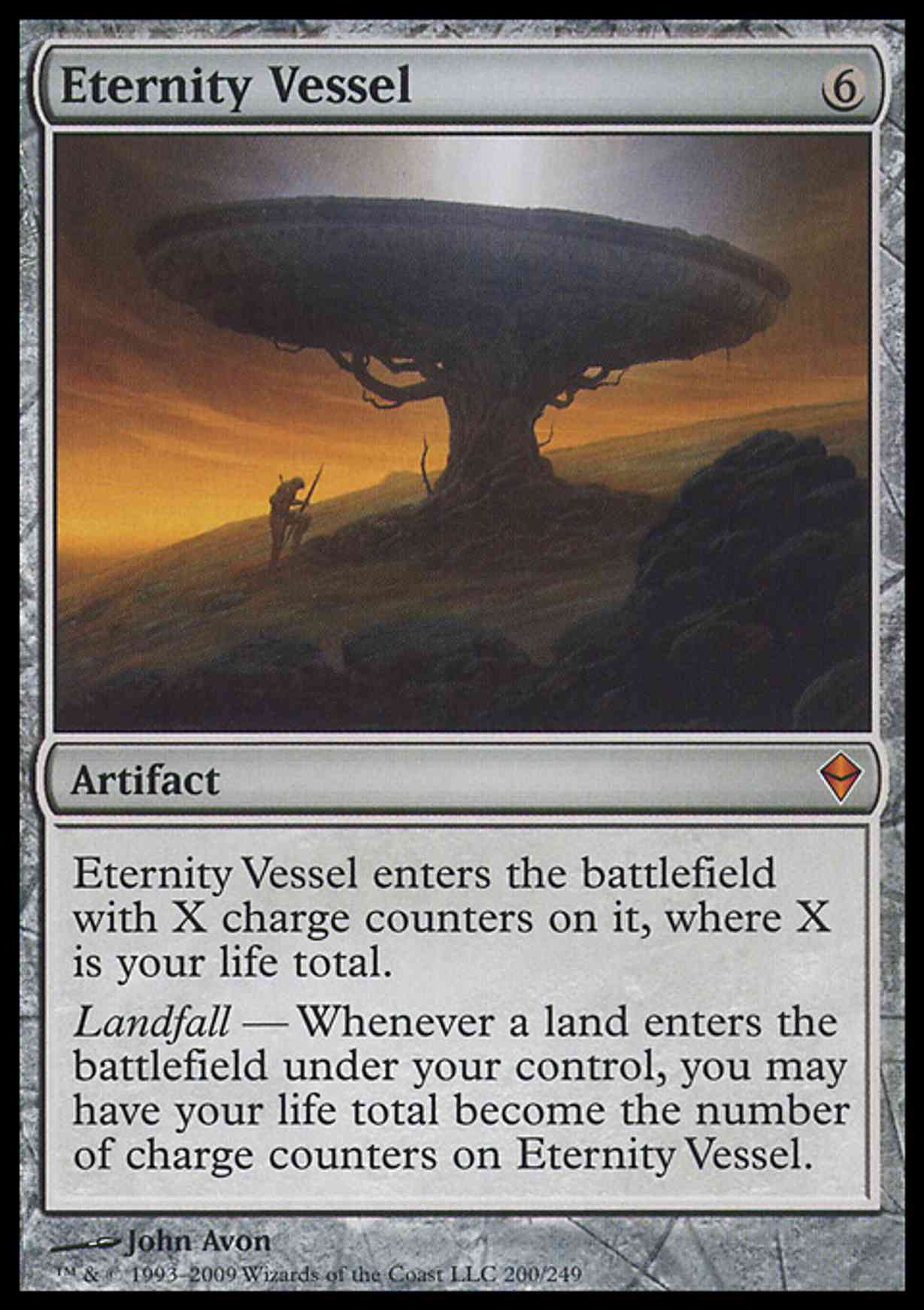 Eternity Vessel magic card front