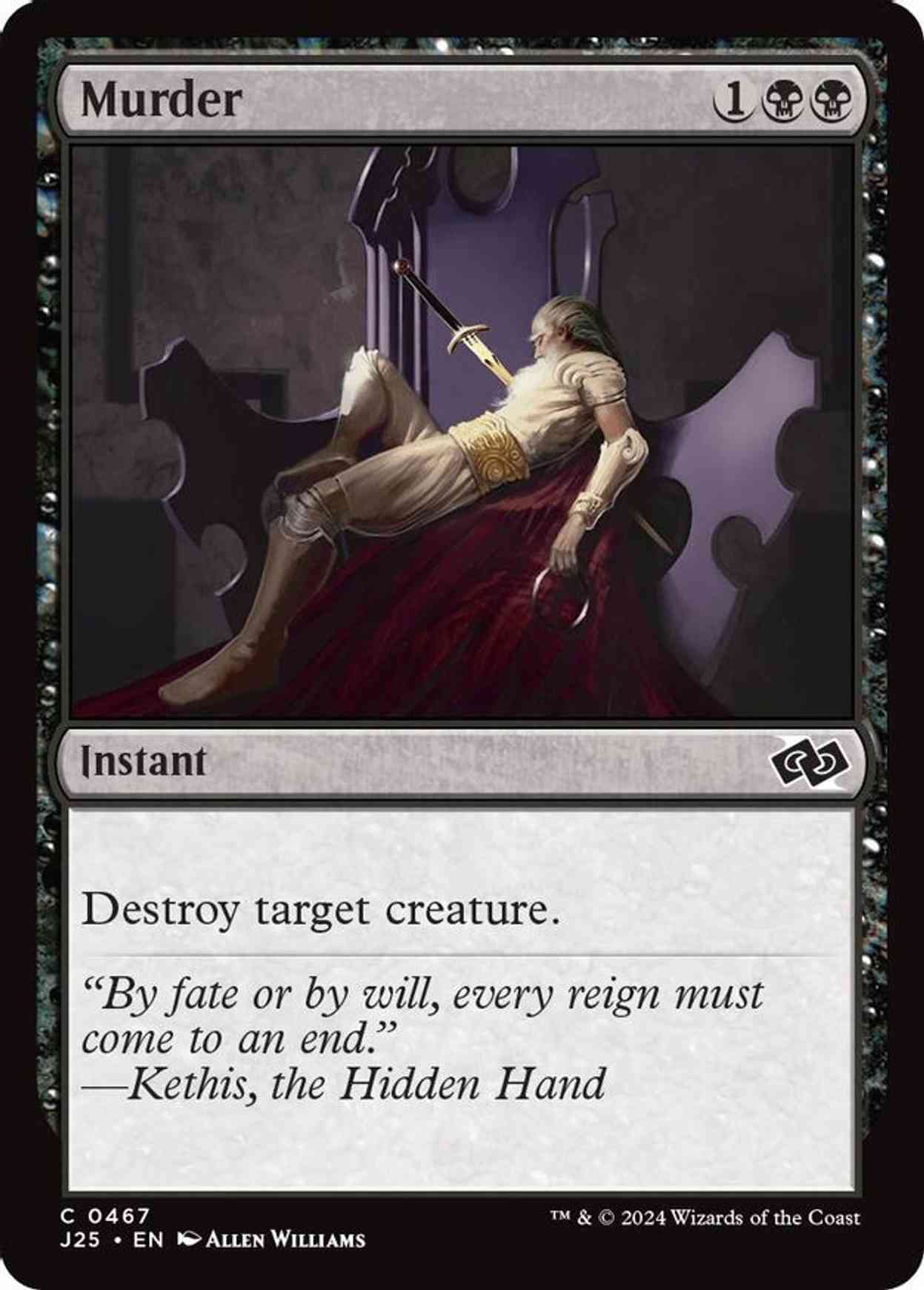 Murder magic card front