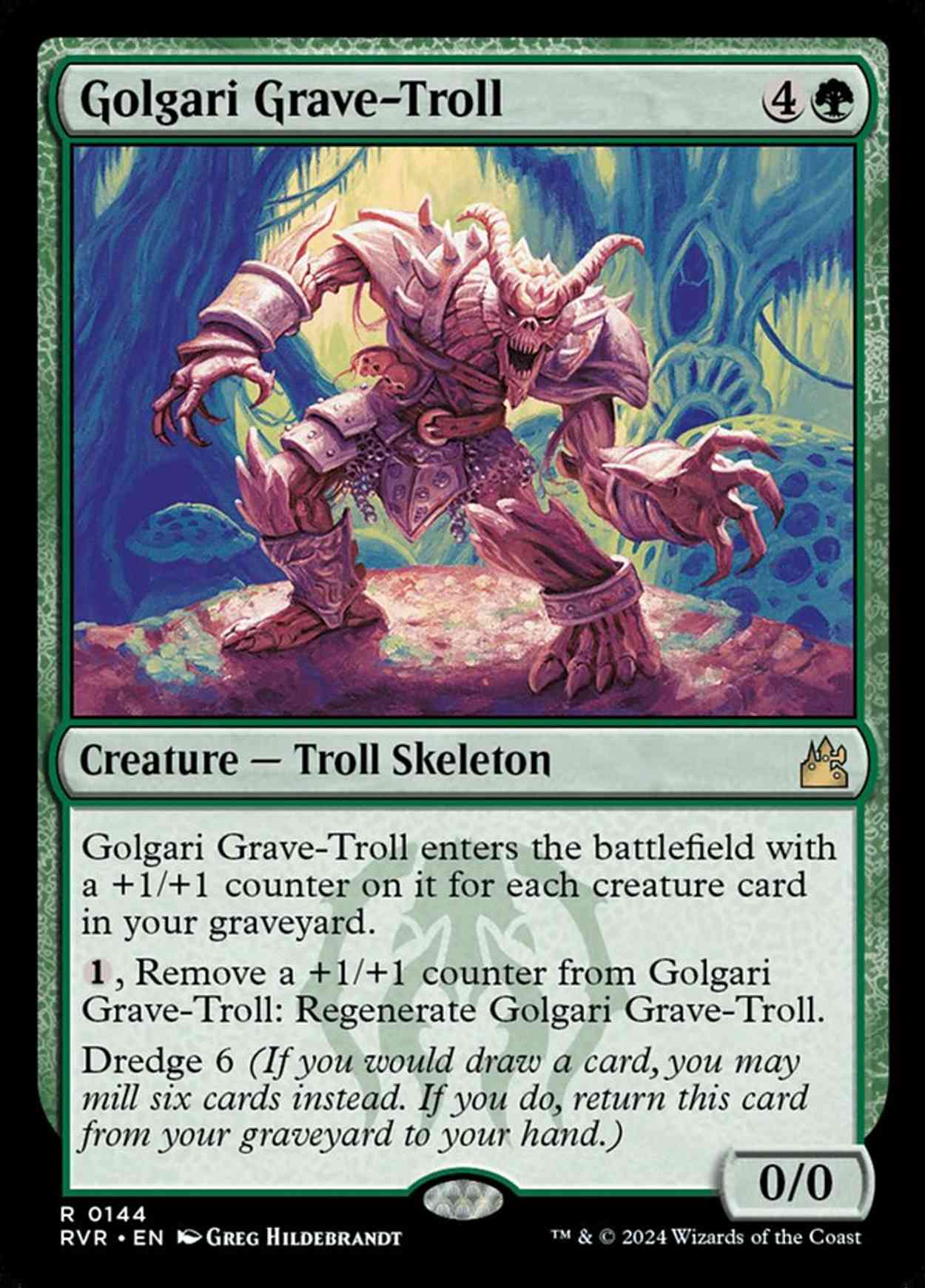 Golgari Grave-Troll magic card front