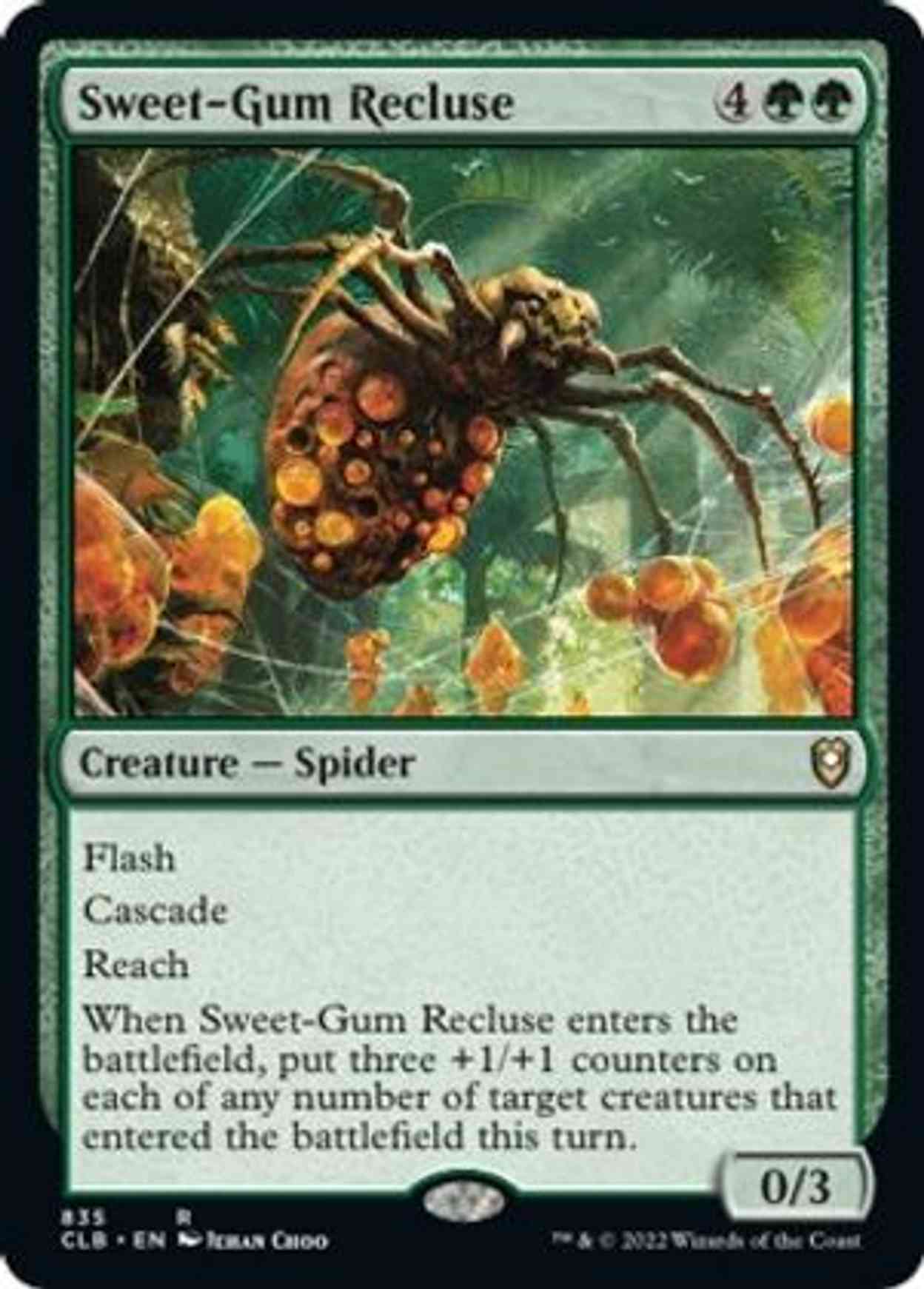 Sweet-Gum Recluse magic card front