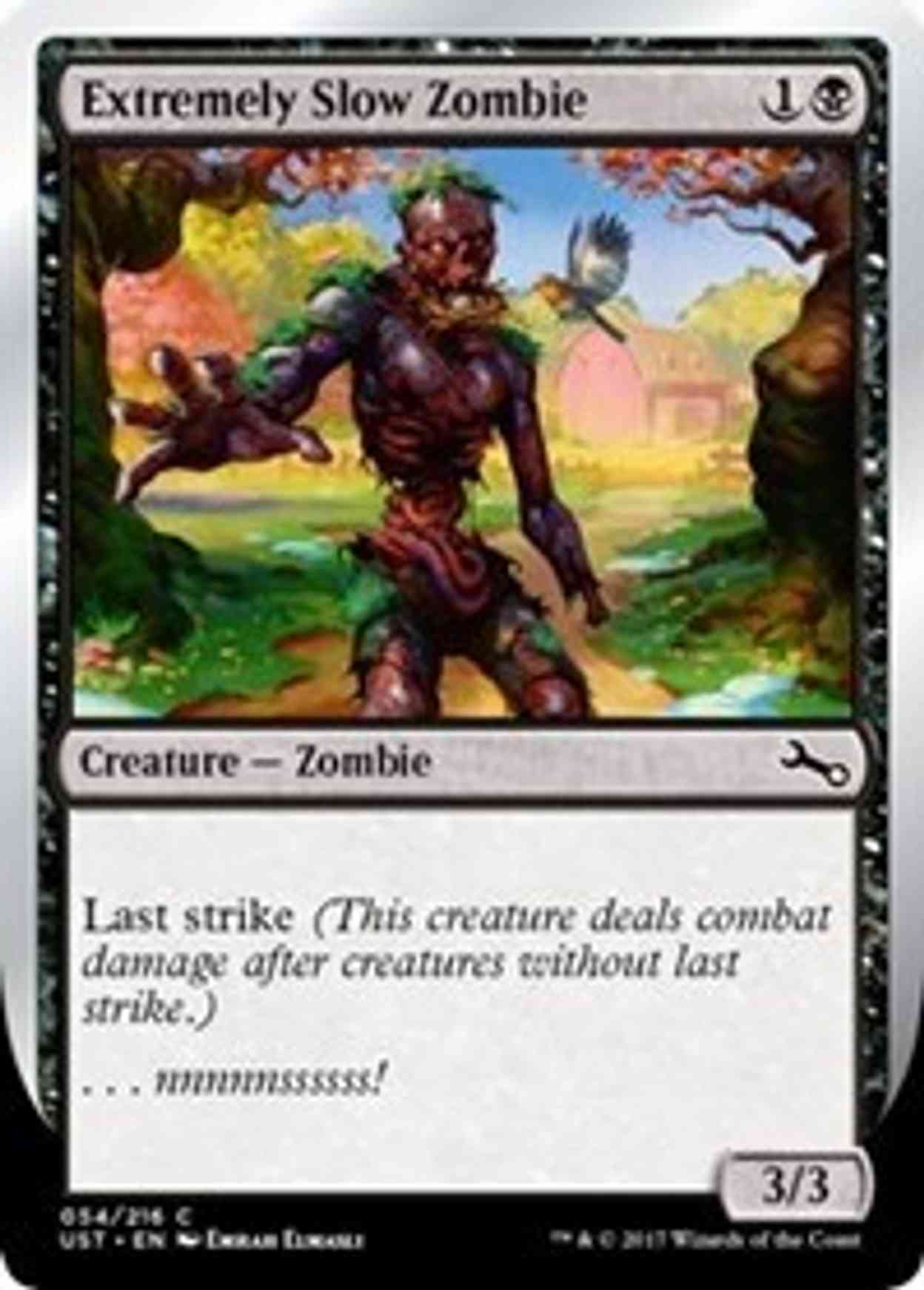 Extremely Slow Zombie (D) magic card front