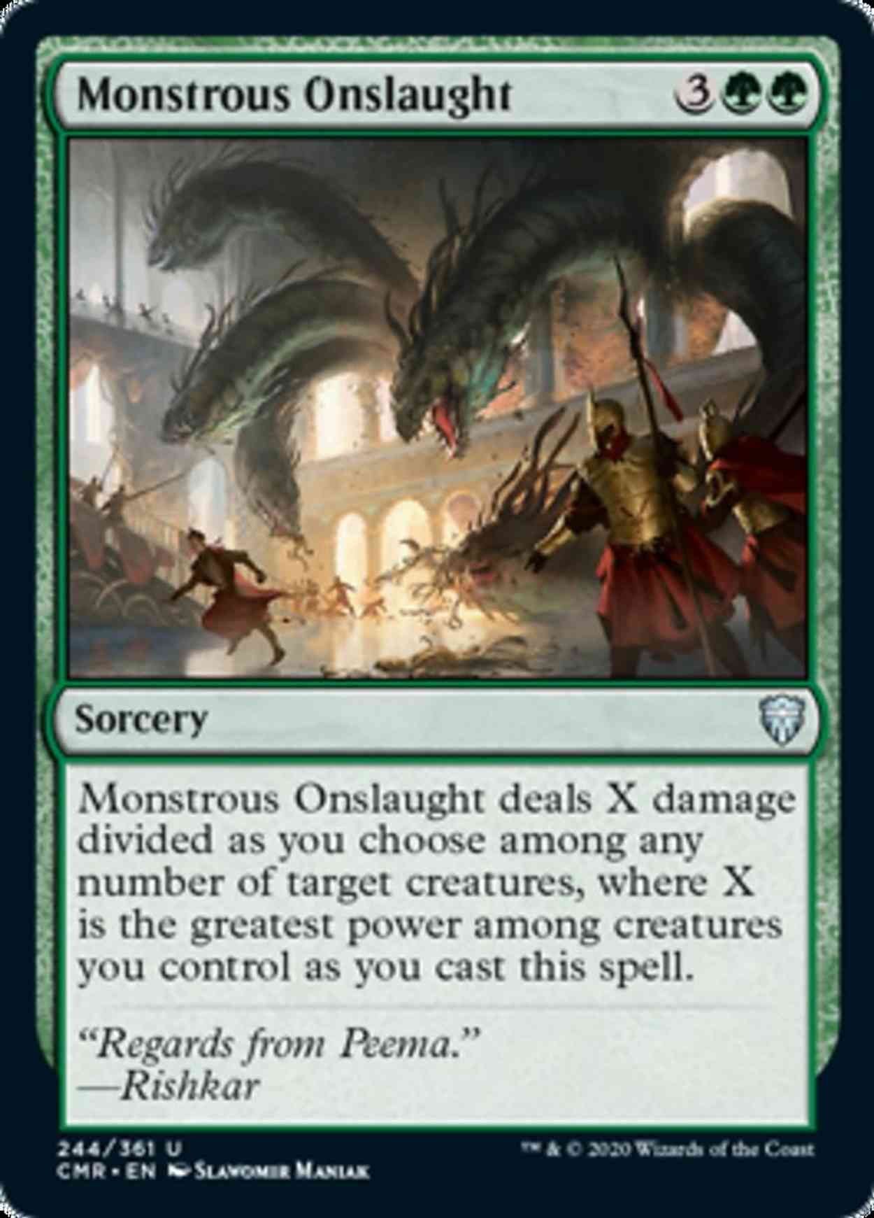 Monstrous Onslaught magic card front