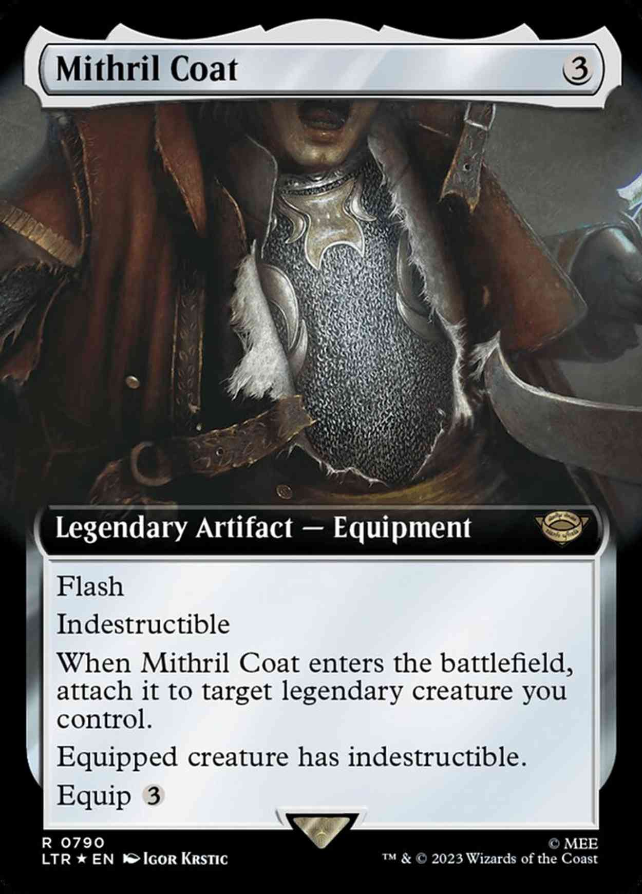 Mithril Coat (Extended Art) (Surge Foil) magic card front