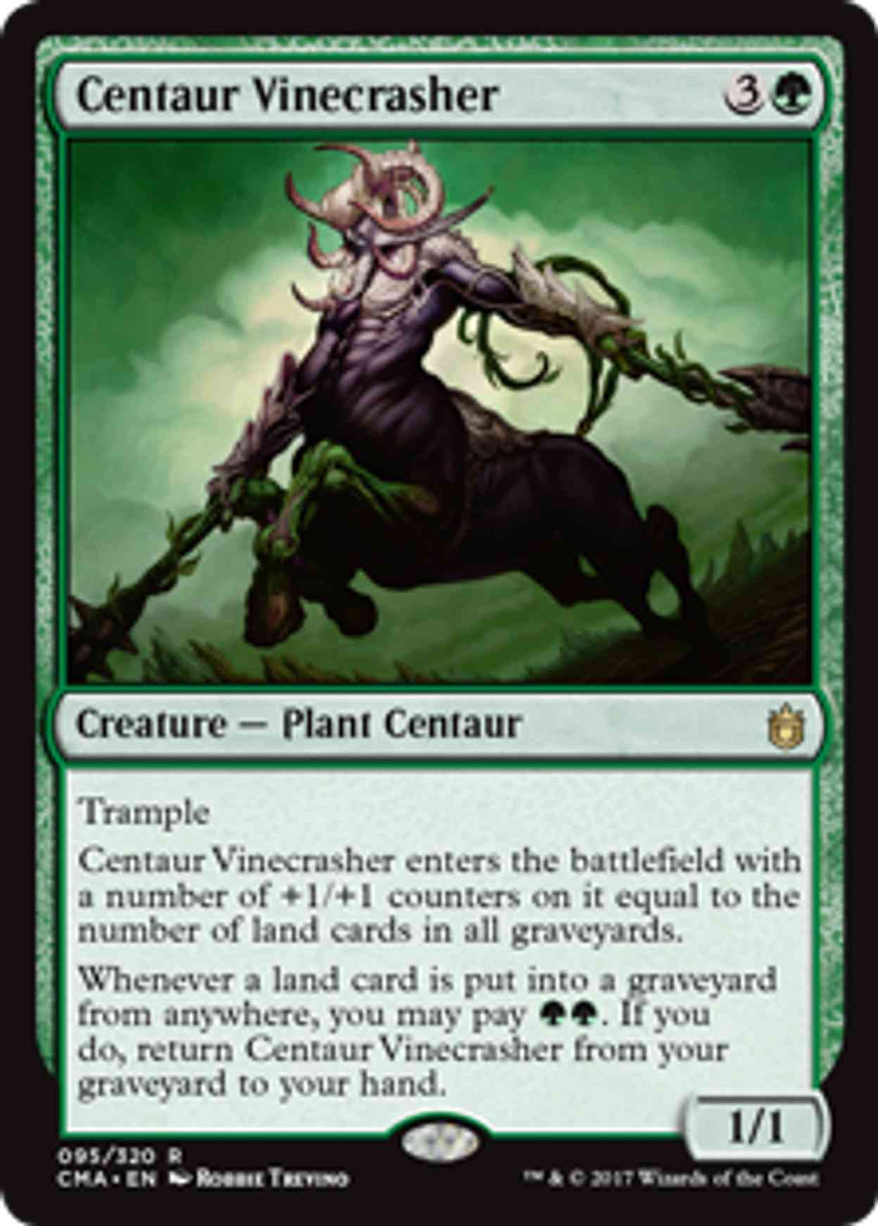 Centaur Vinecrasher magic card front