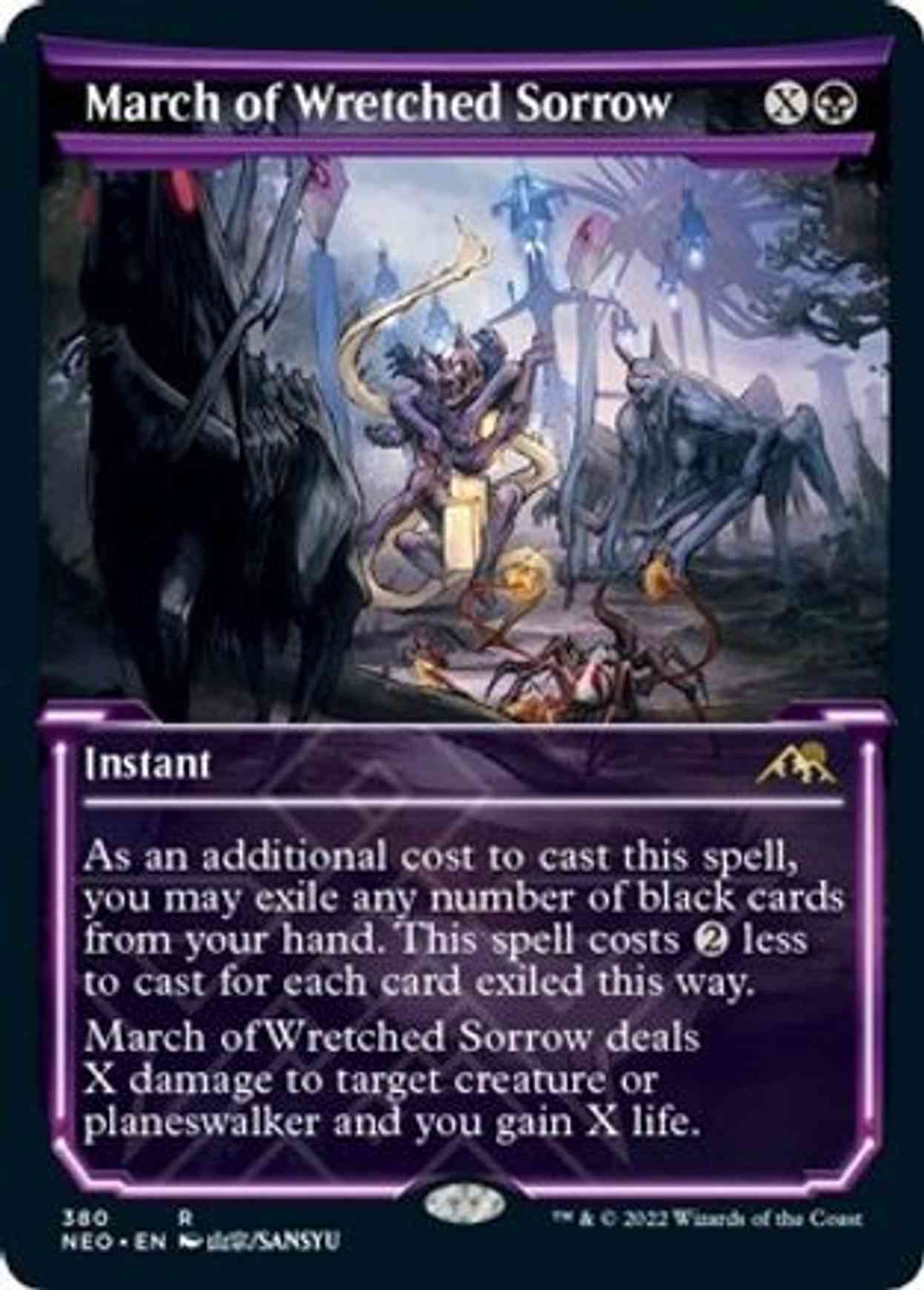 March of Wretched Sorrow (Showcase) magic card front