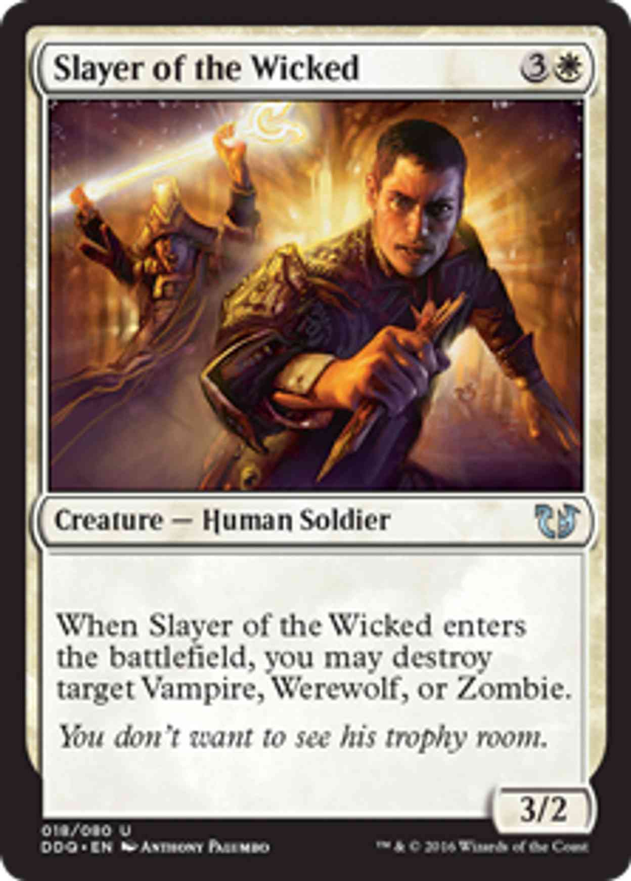 Slayer of the Wicked magic card front