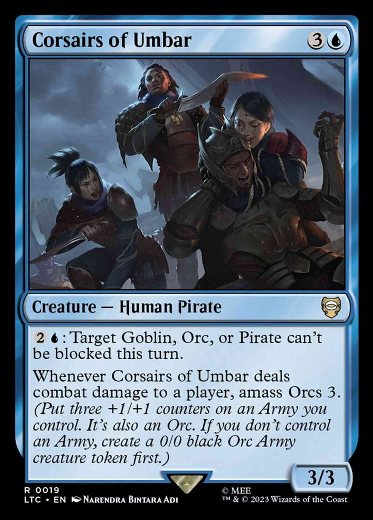 Corsairs of Umbar magic card front