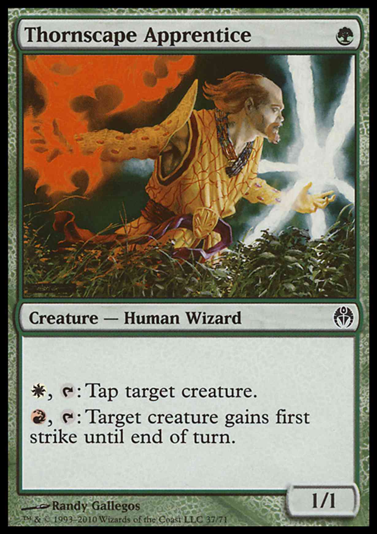 Thornscape Apprentice magic card front