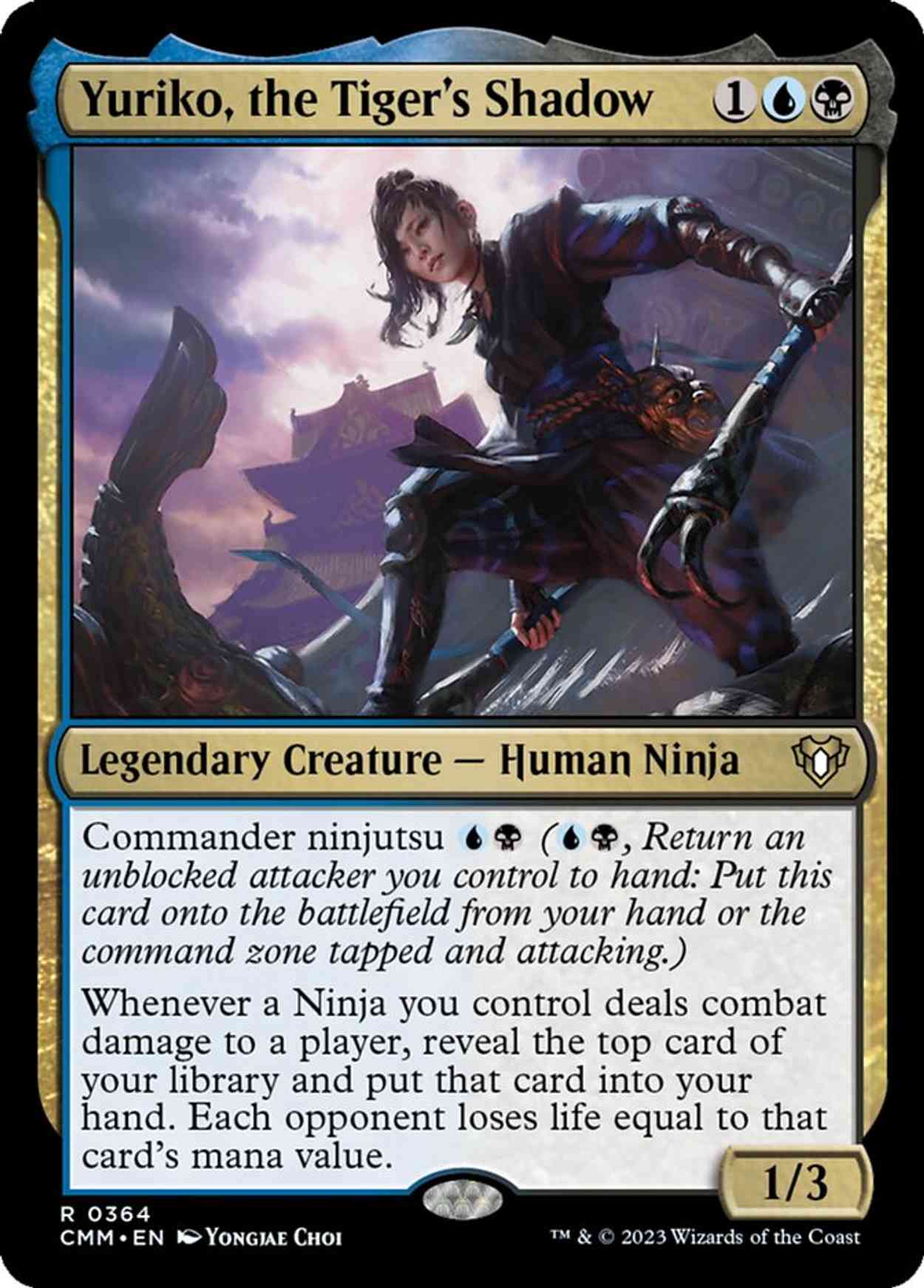 Yuriko, the Tiger's Shadow magic card front
