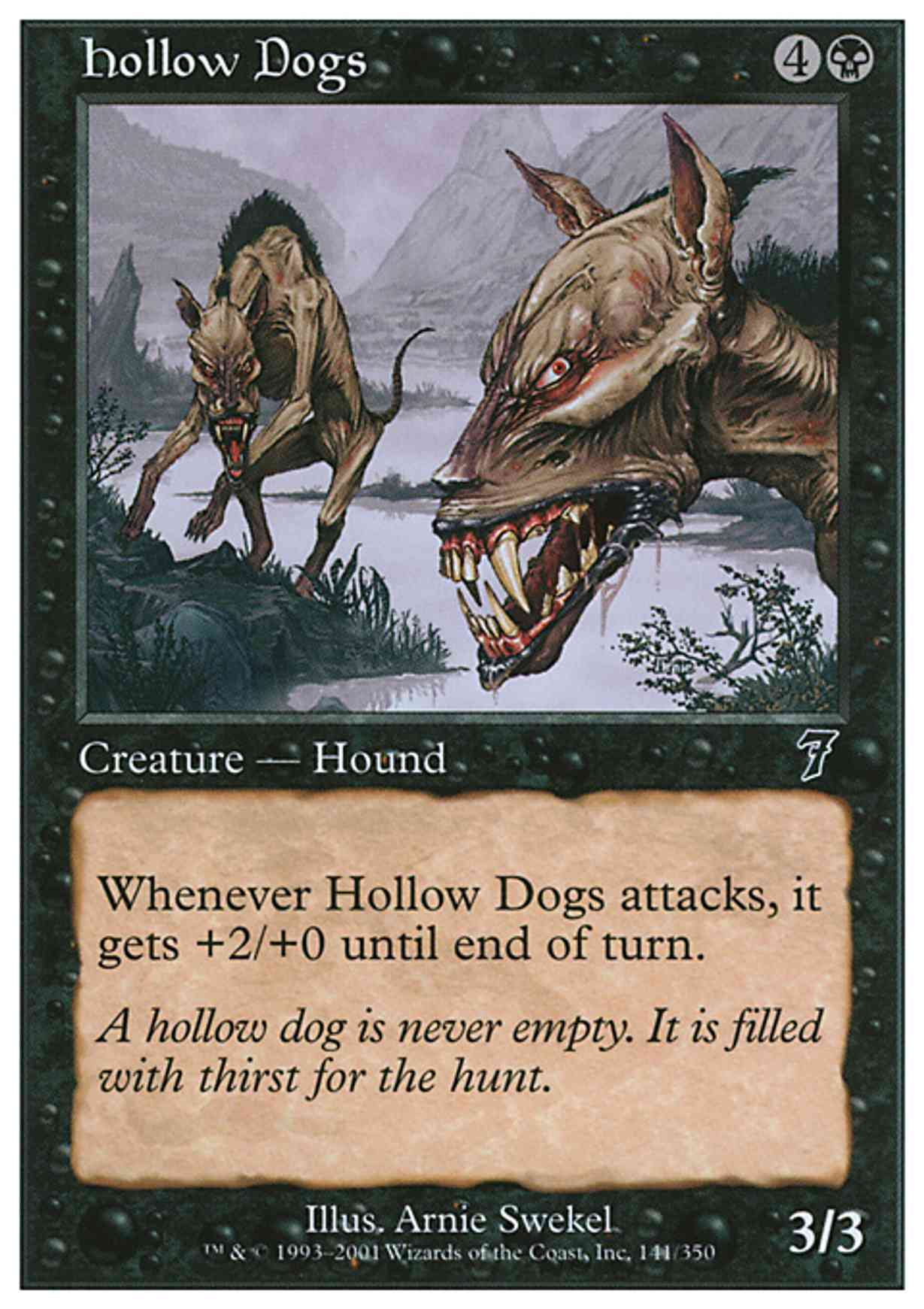 Hollow Dogs magic card front