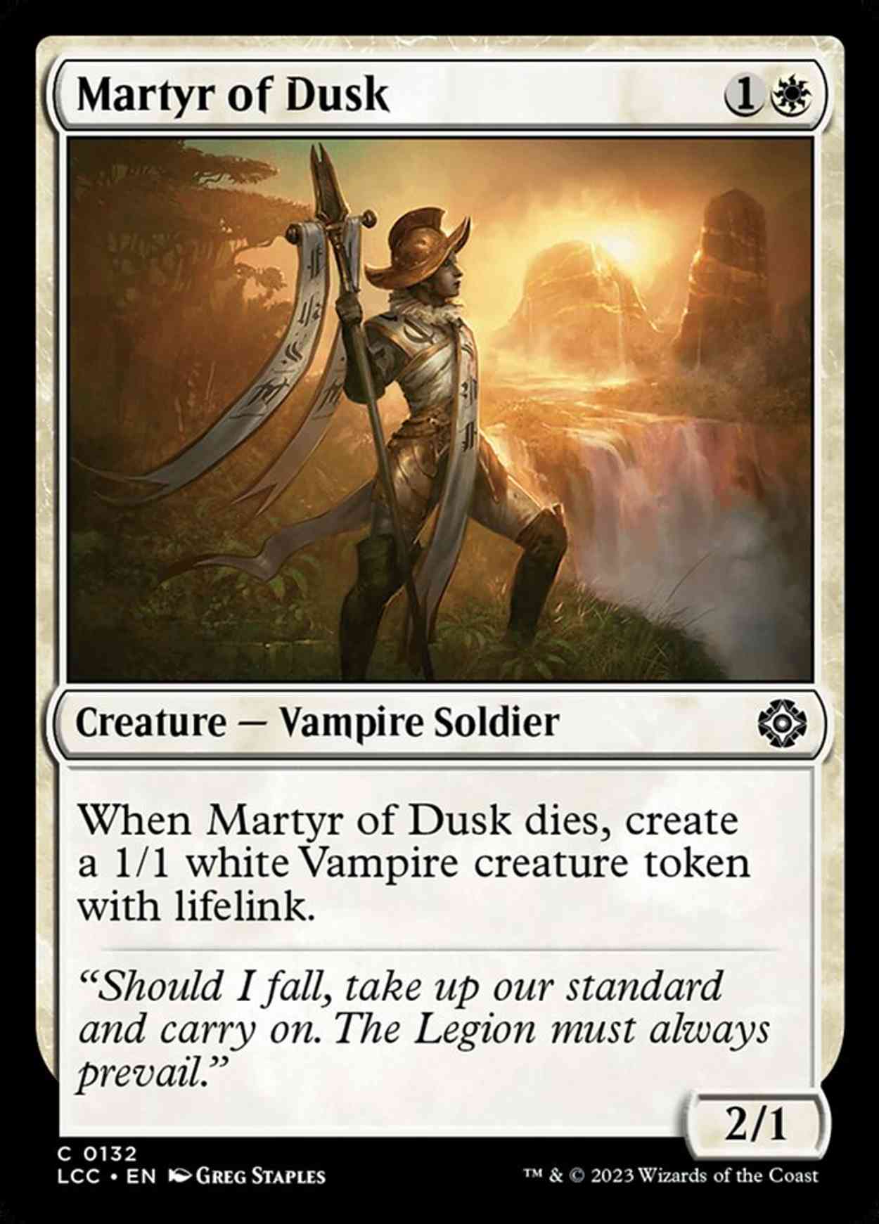 Martyr of Dusk magic card front