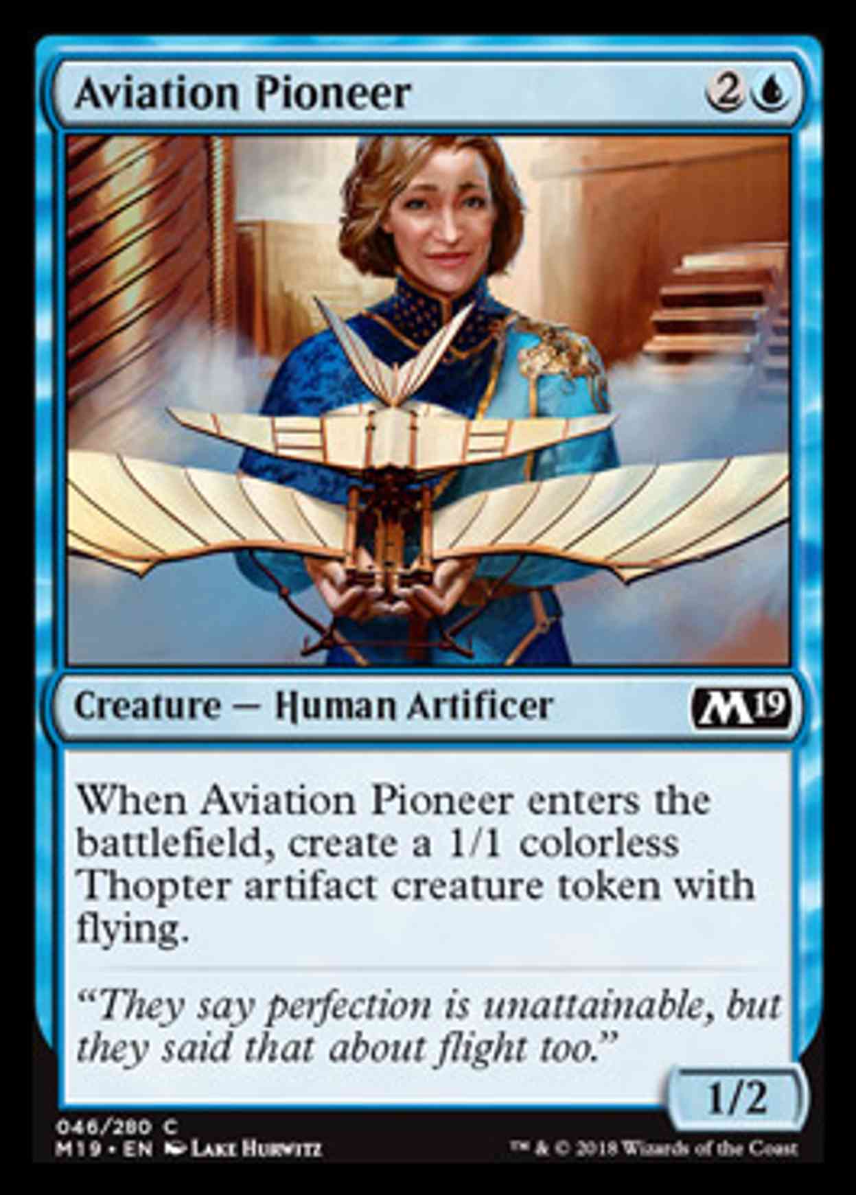 Aviation Pioneer magic card front