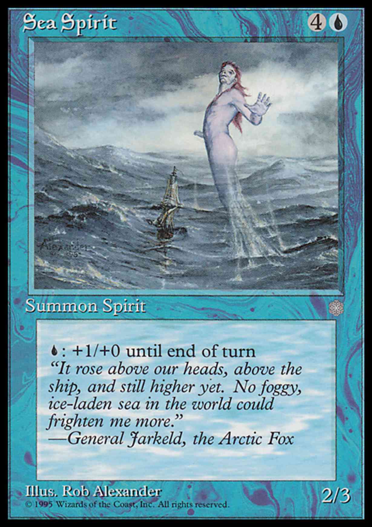 Sea Spirit magic card front