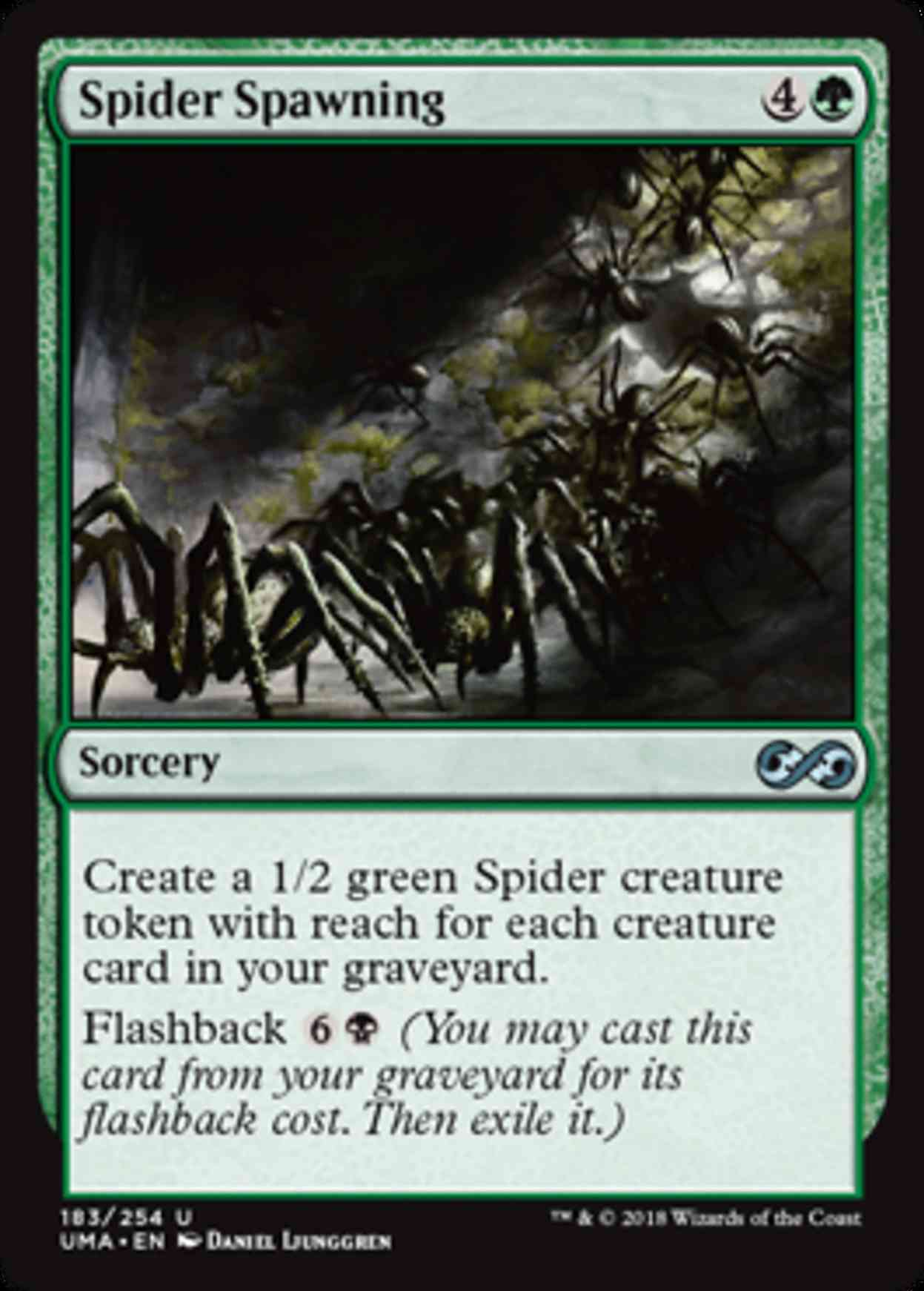 Spider Spawning magic card front