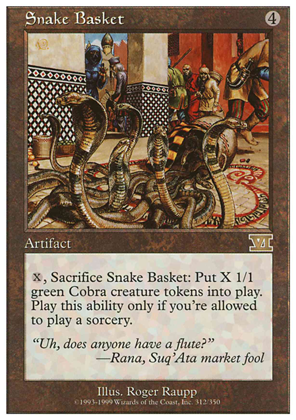 Snake Basket magic card front