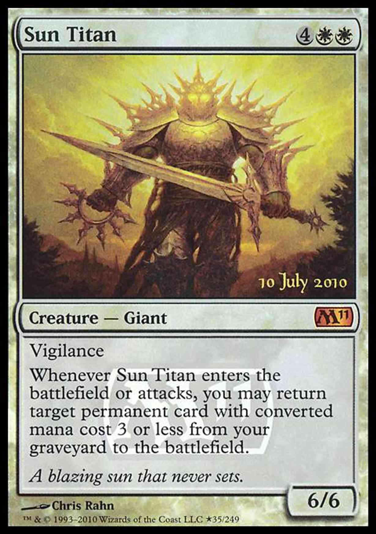 Sun Titan magic card front
