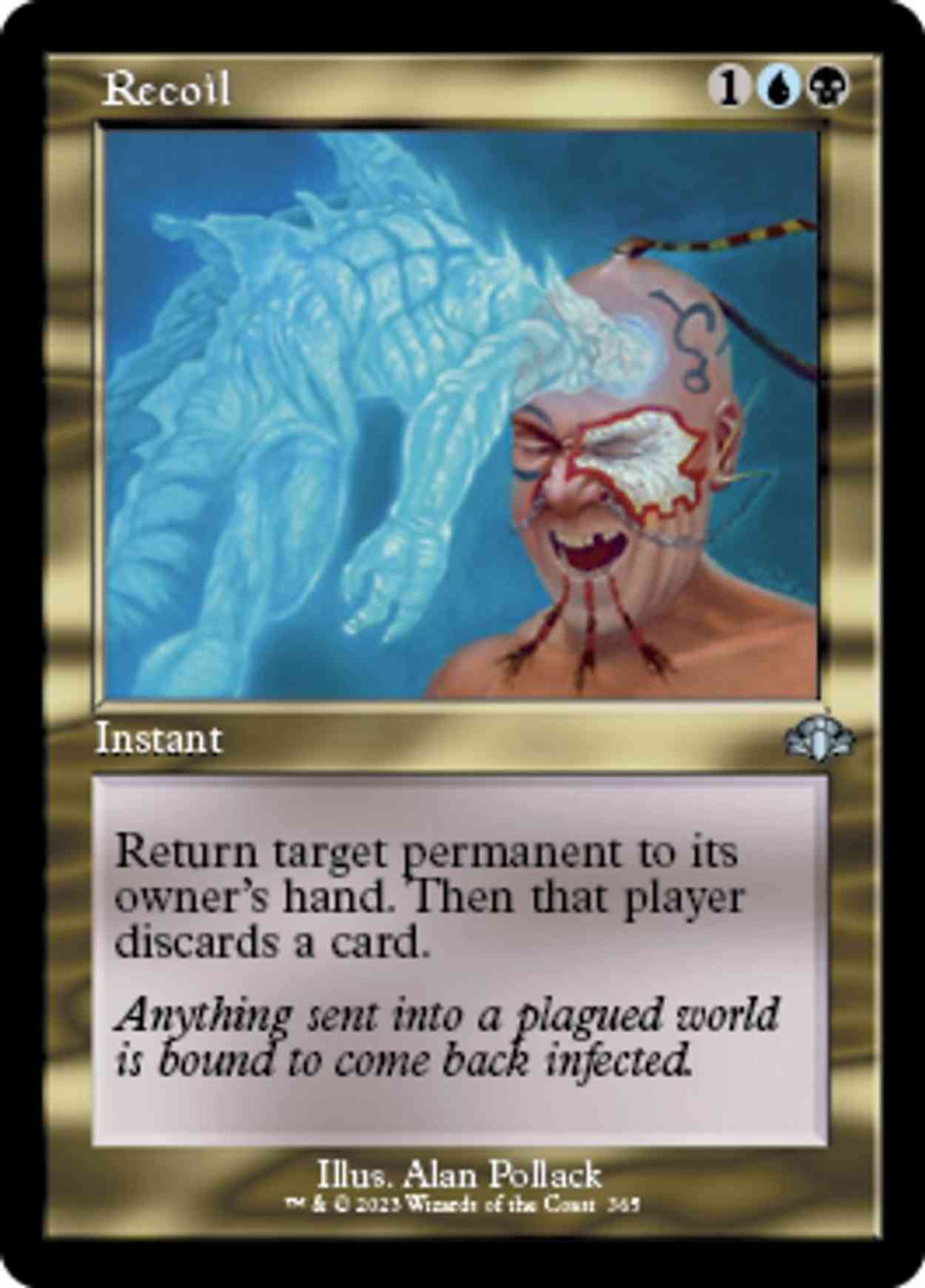 Recoil (Retro Frame) magic card front