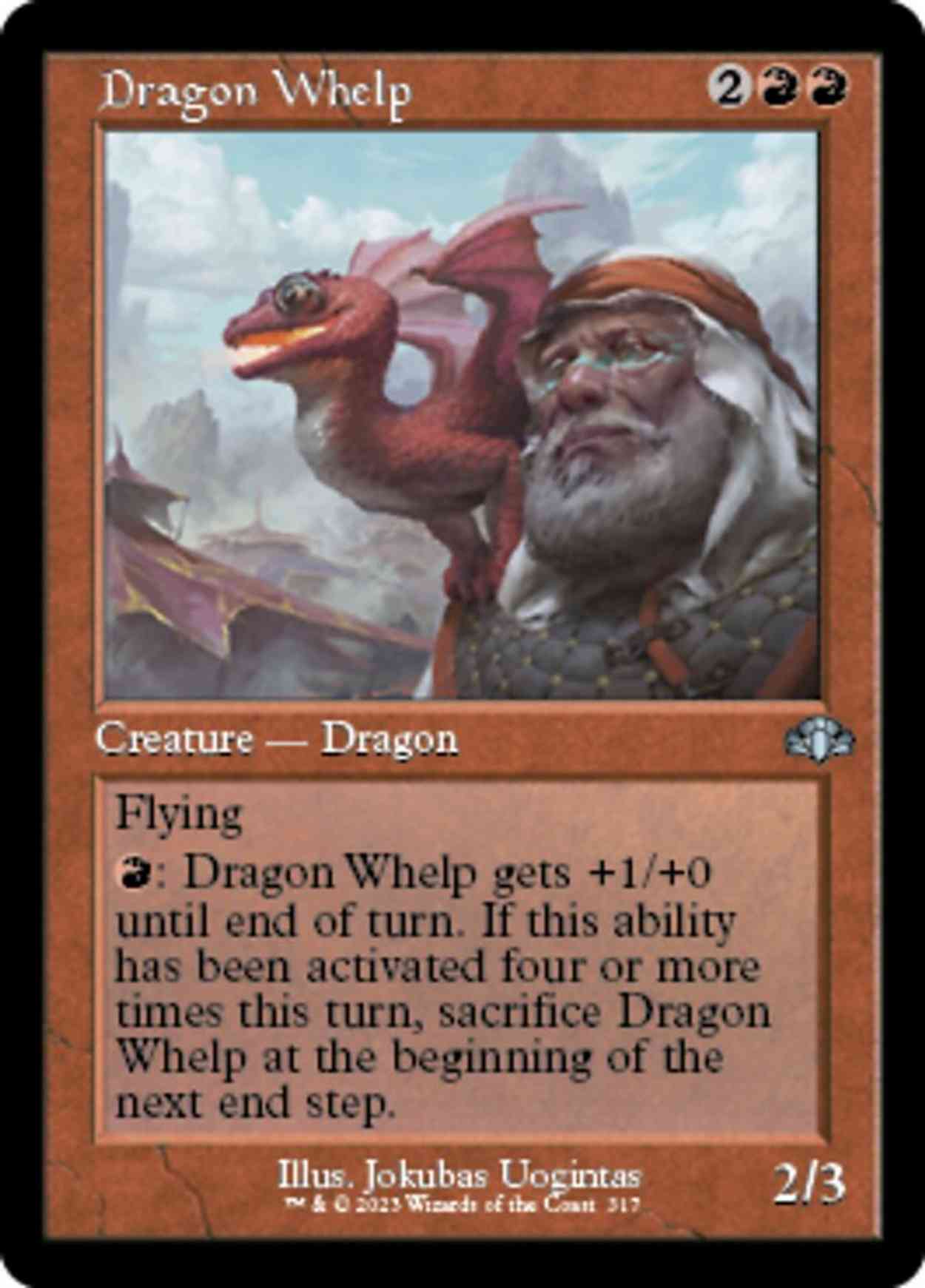 Dragon Whelp (Retro Frame) magic card front