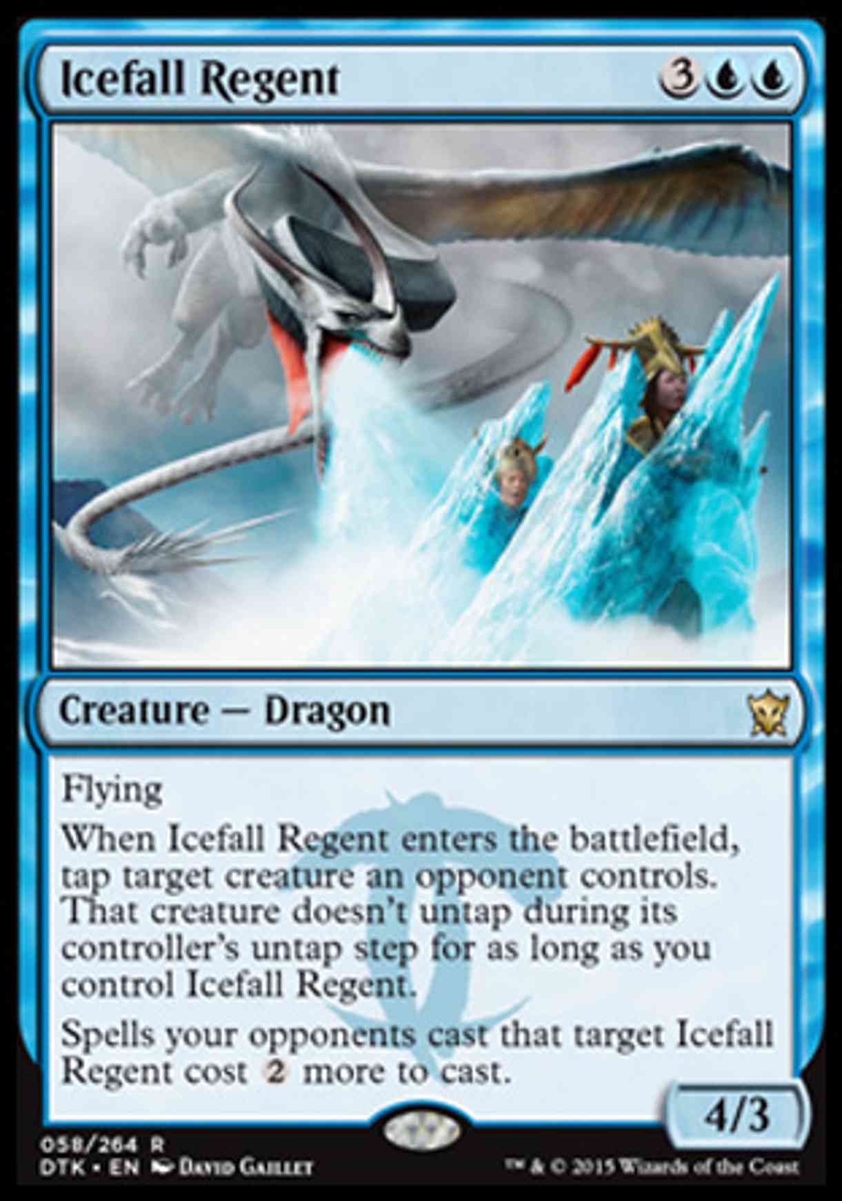 Icefall Regent magic card front