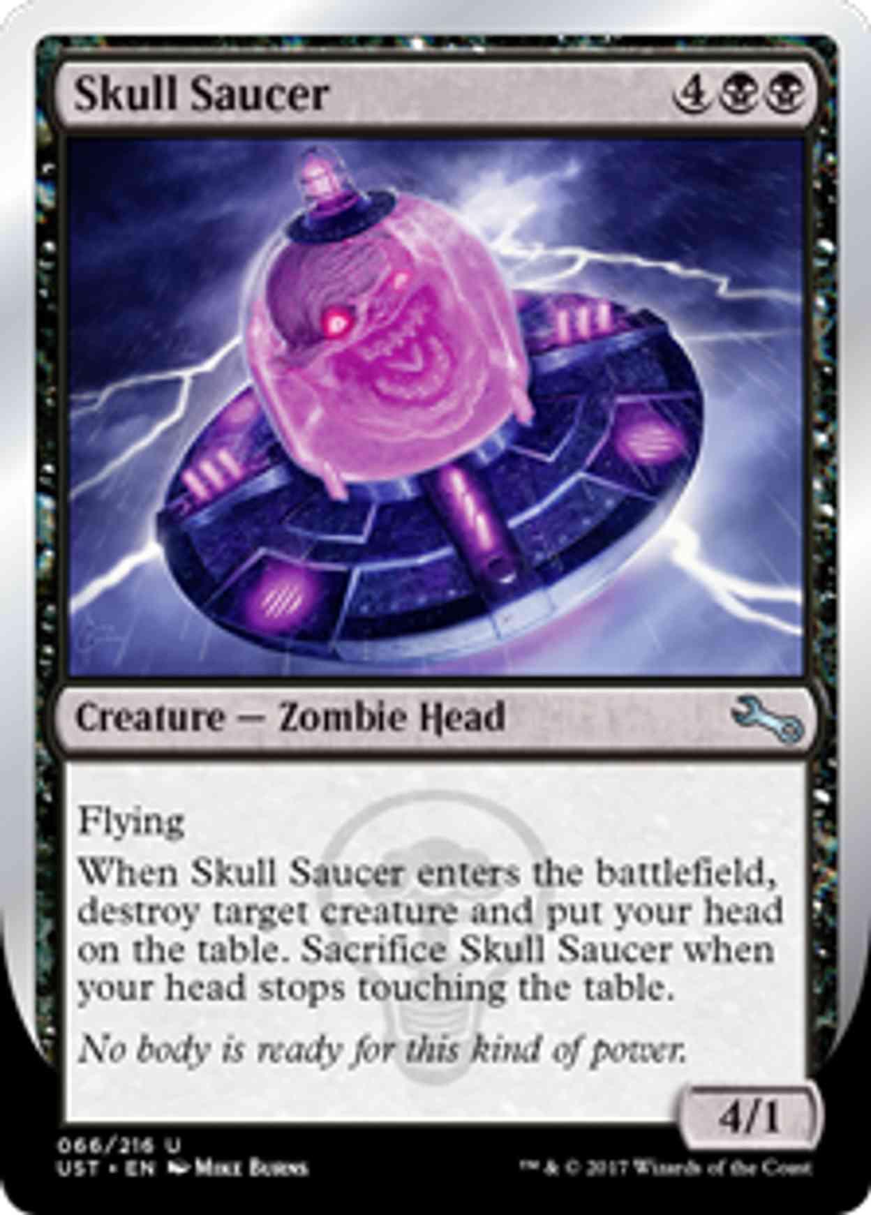 Skull Saucer magic card front