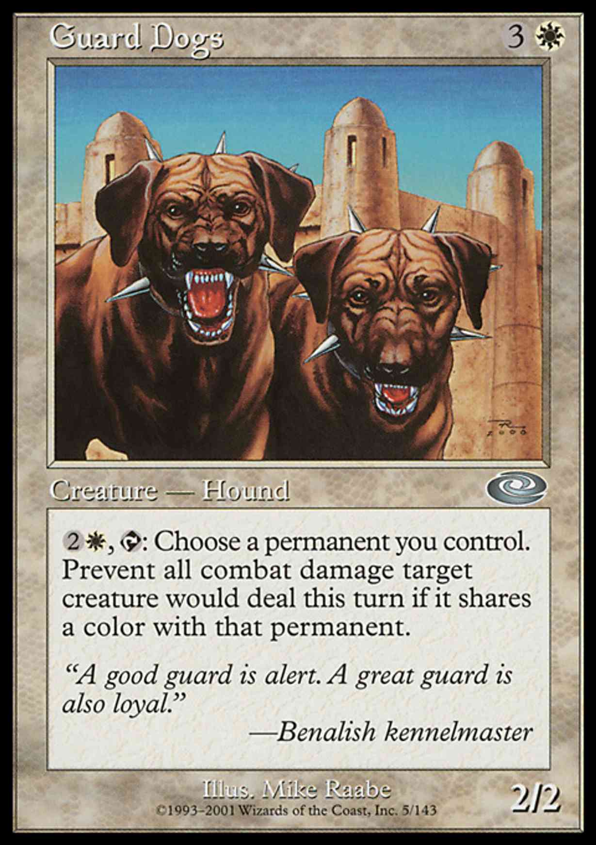 Guard Dogs magic card front