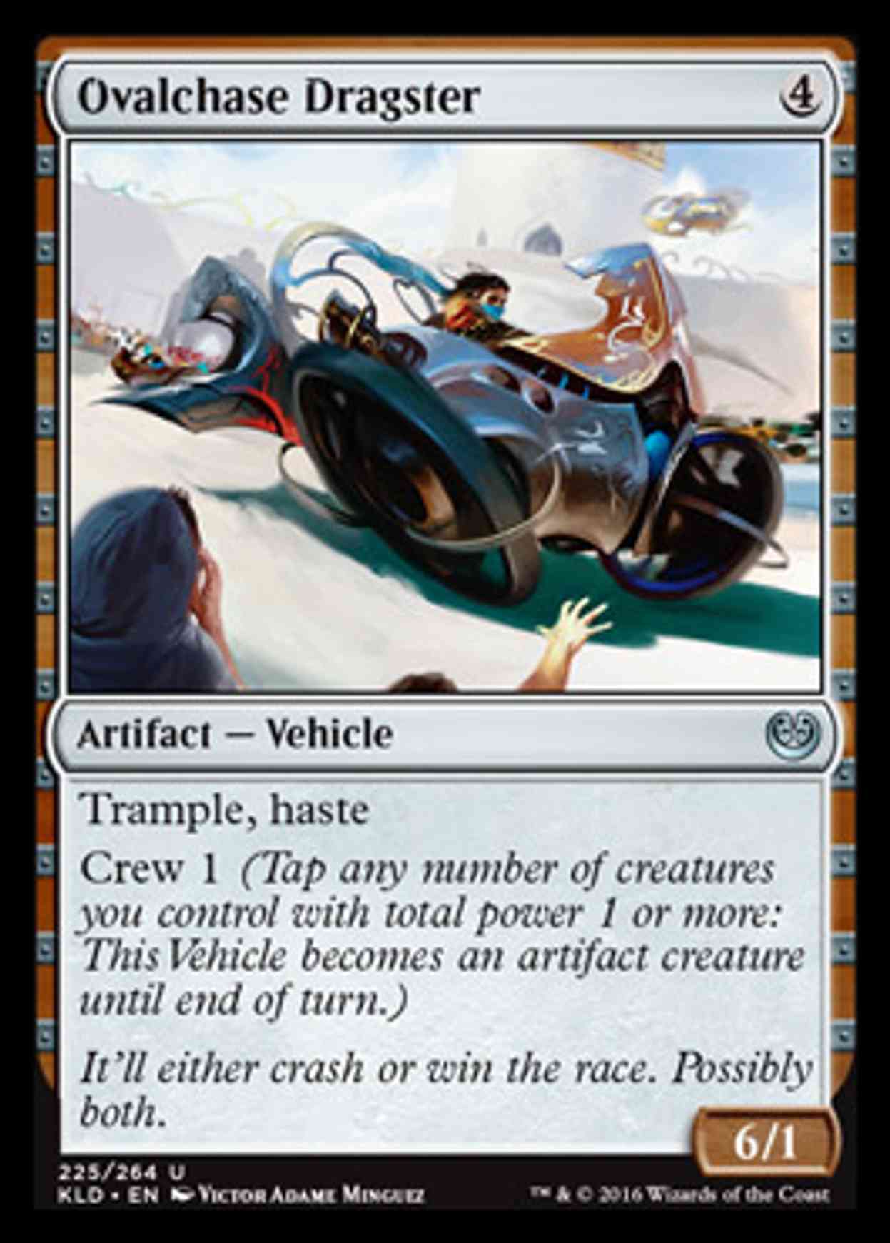 Ovalchase Dragster magic card front