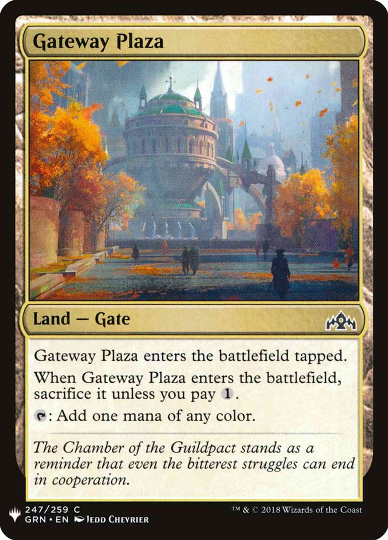 Gateway Plaza magic card front