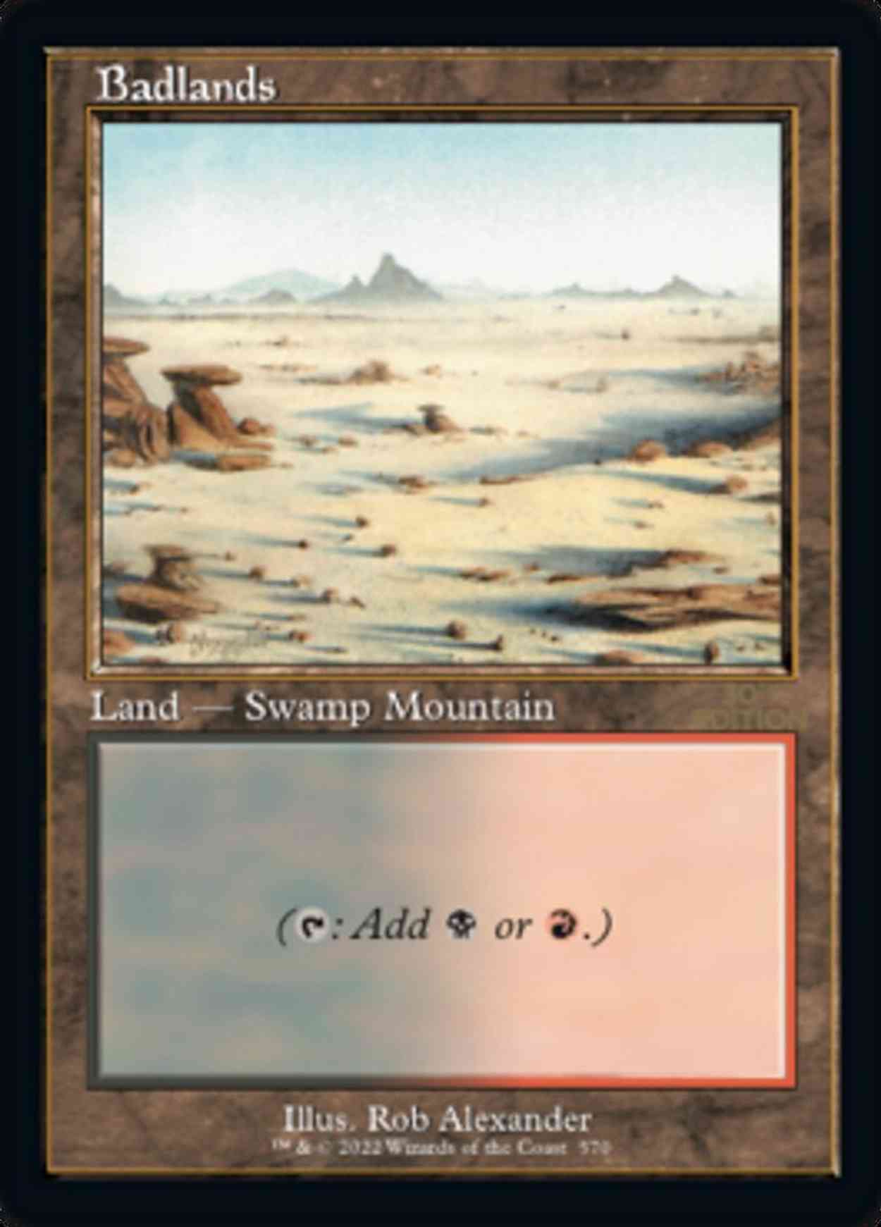 Badlands (Retro Frame) magic card front
