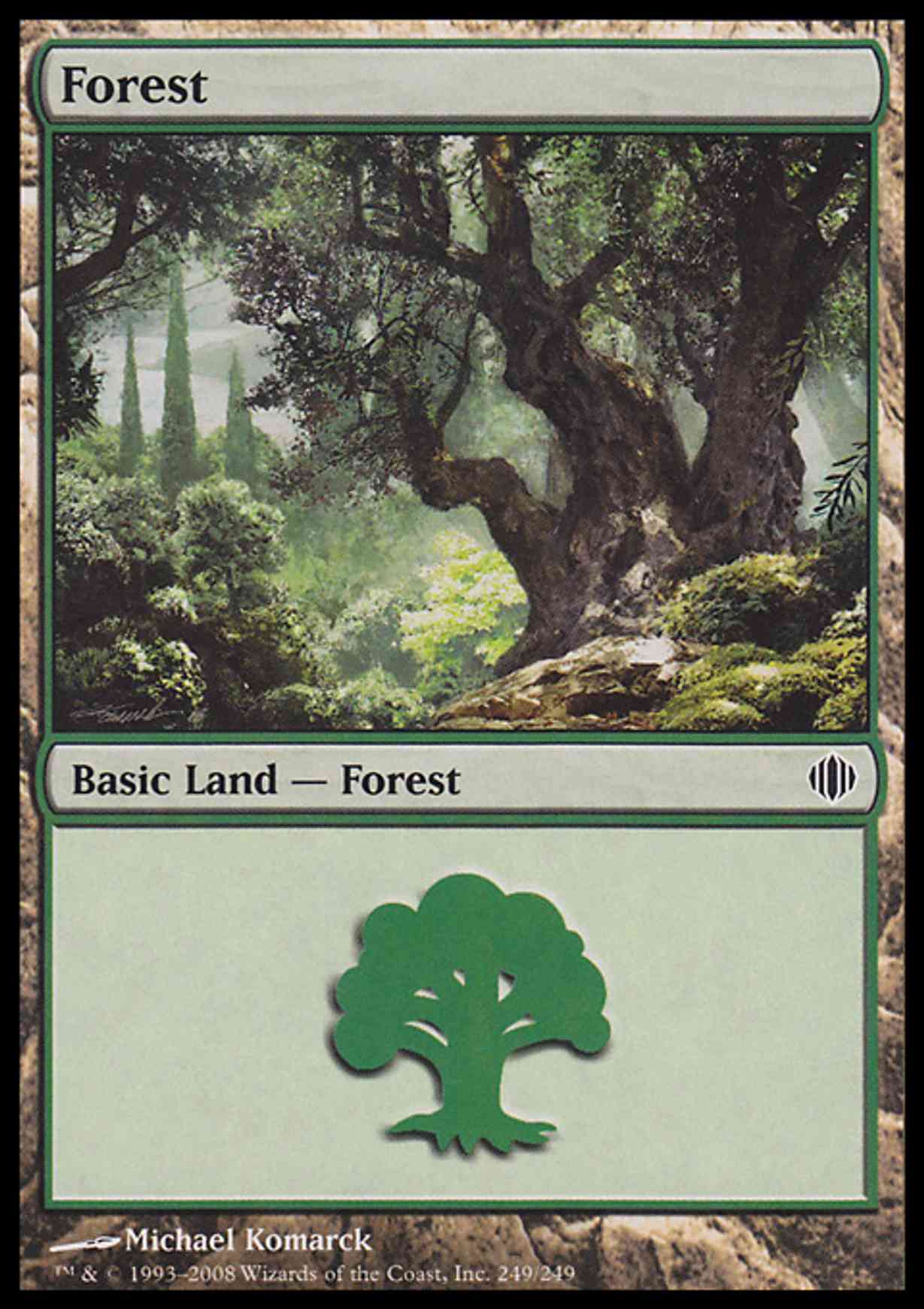 Forest (249) magic card front