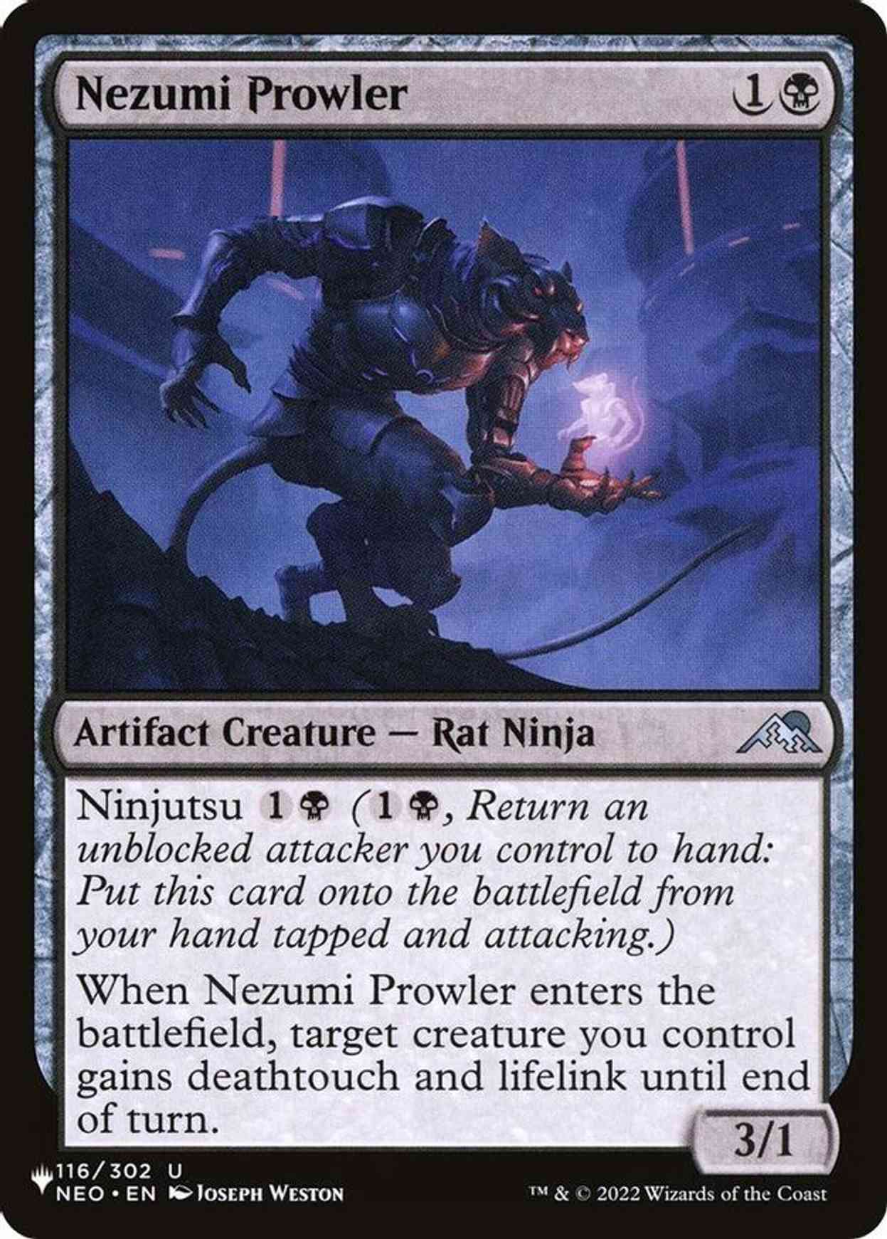 Nezumi Prowler magic card front