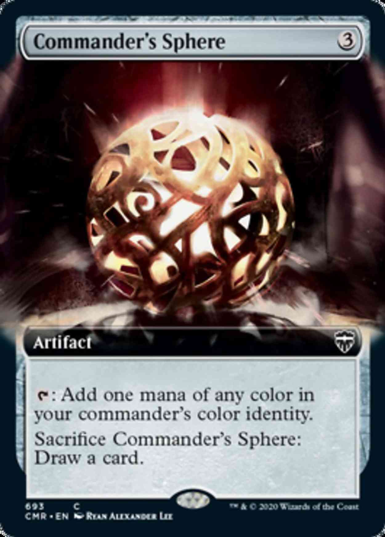 Commander's Sphere (Extended Art) magic card front