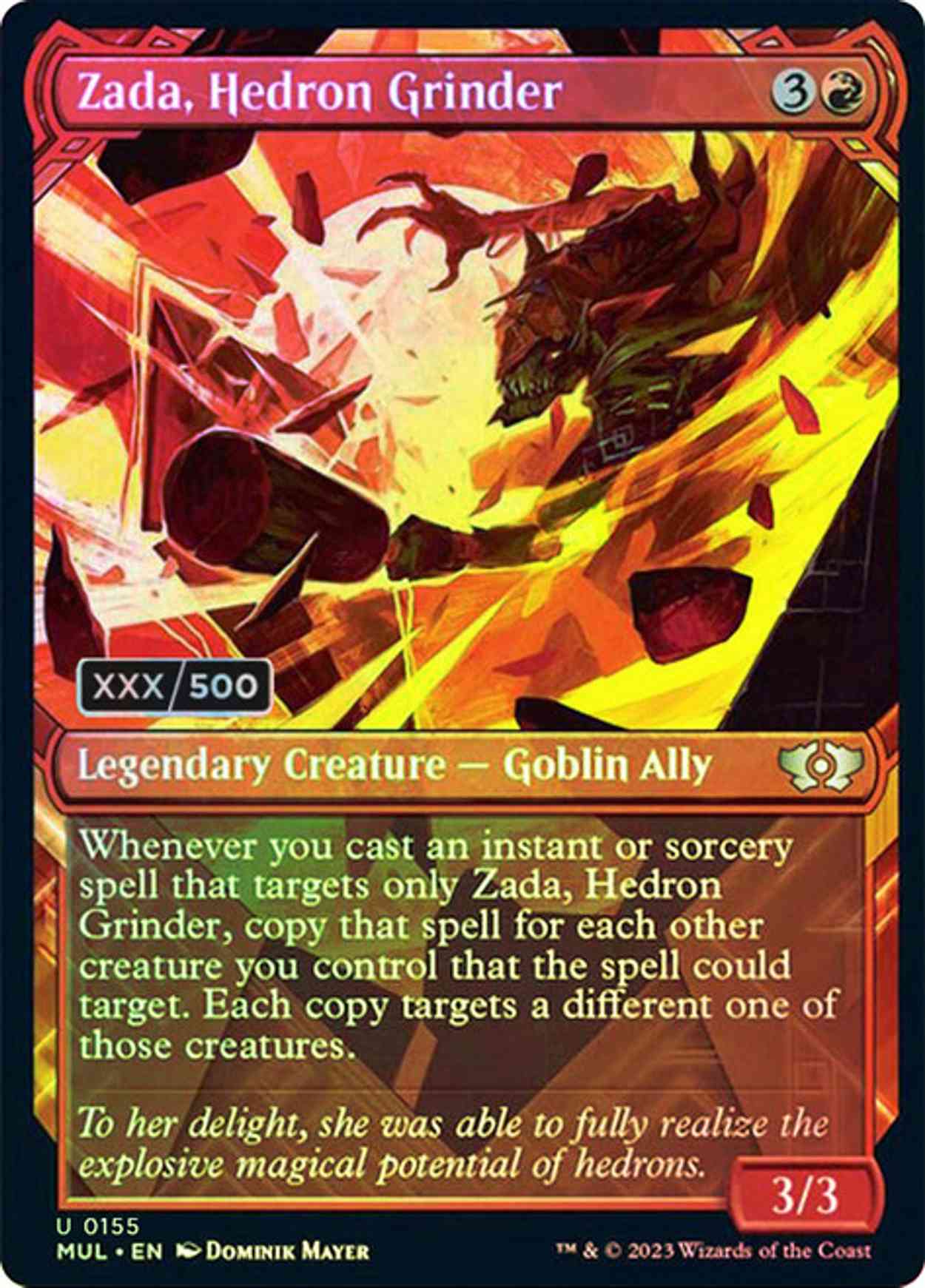 Zada, Hedron Grinder (Serialized) magic card front