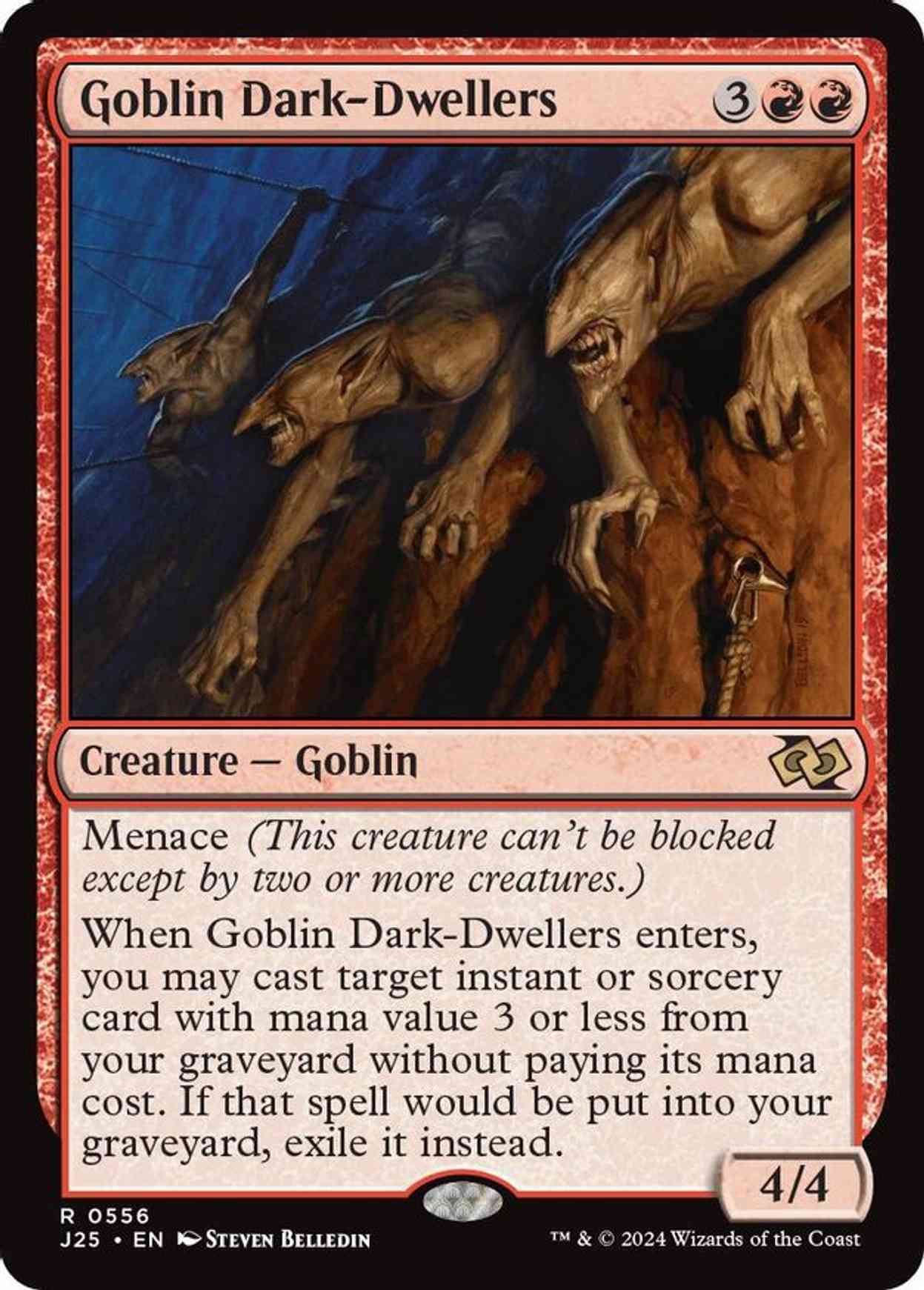 Goblin Dark-Dwellers magic card front